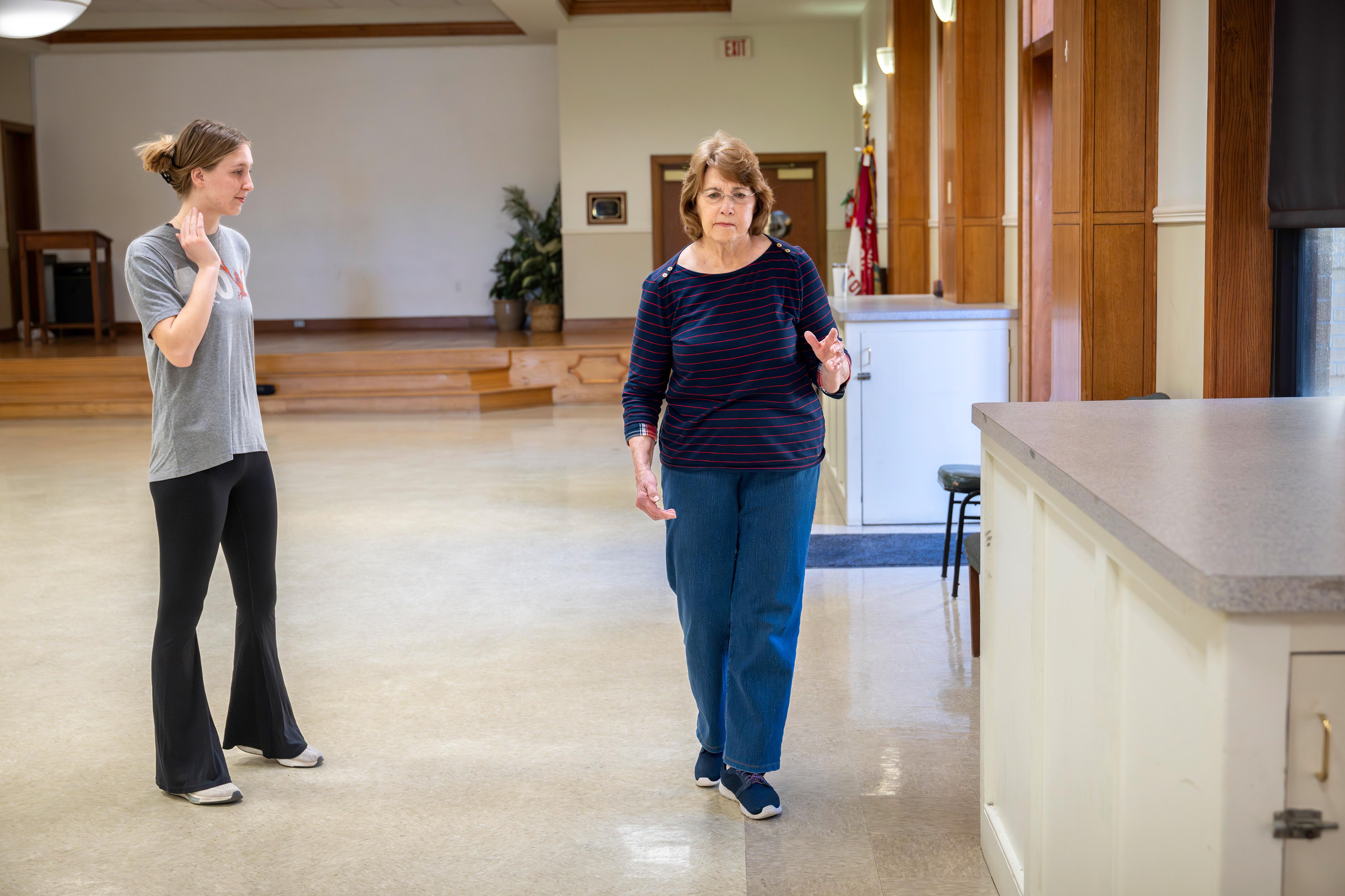 LSU's weekly modified tai chi class