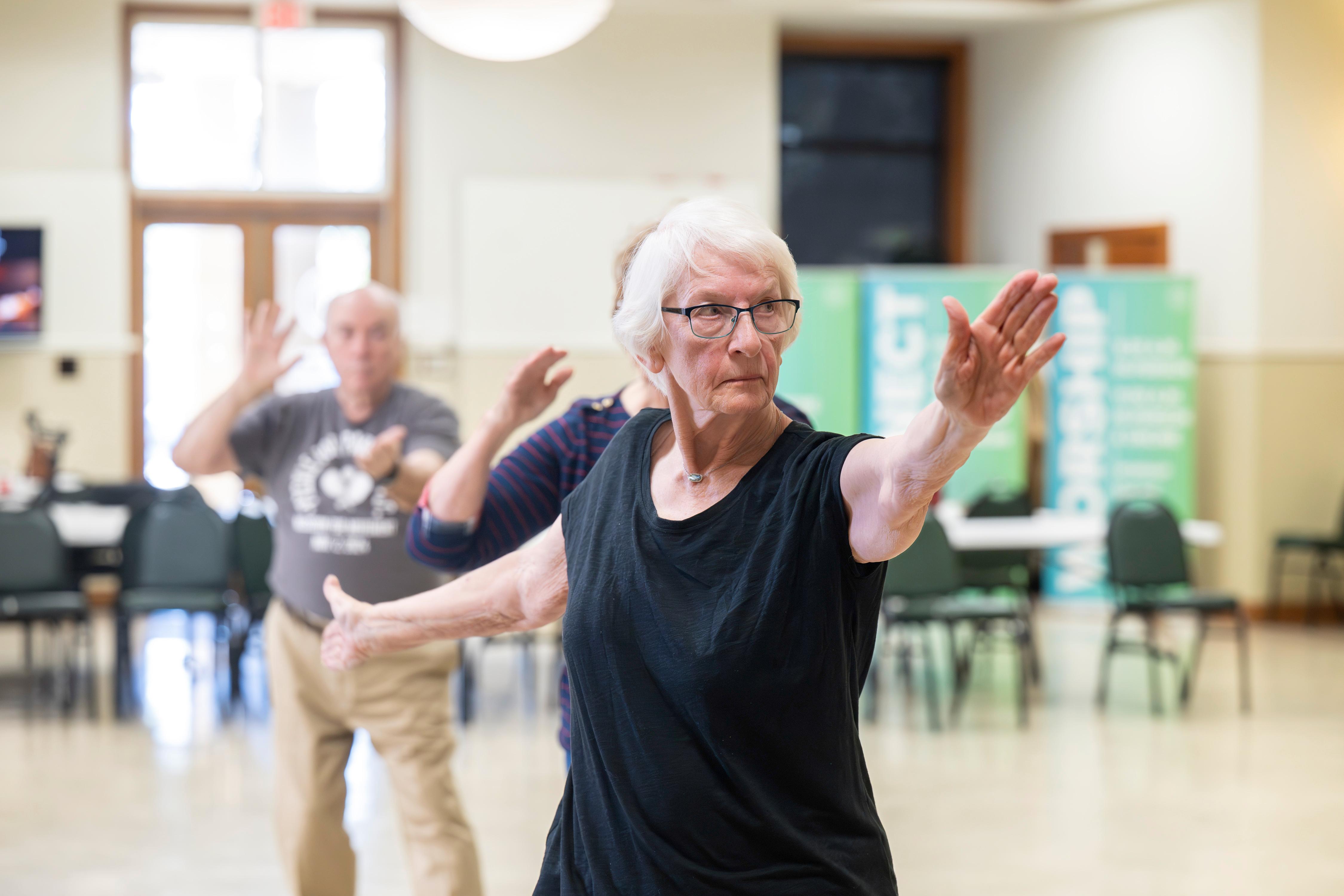 LSU's weekly modified tai chi class
