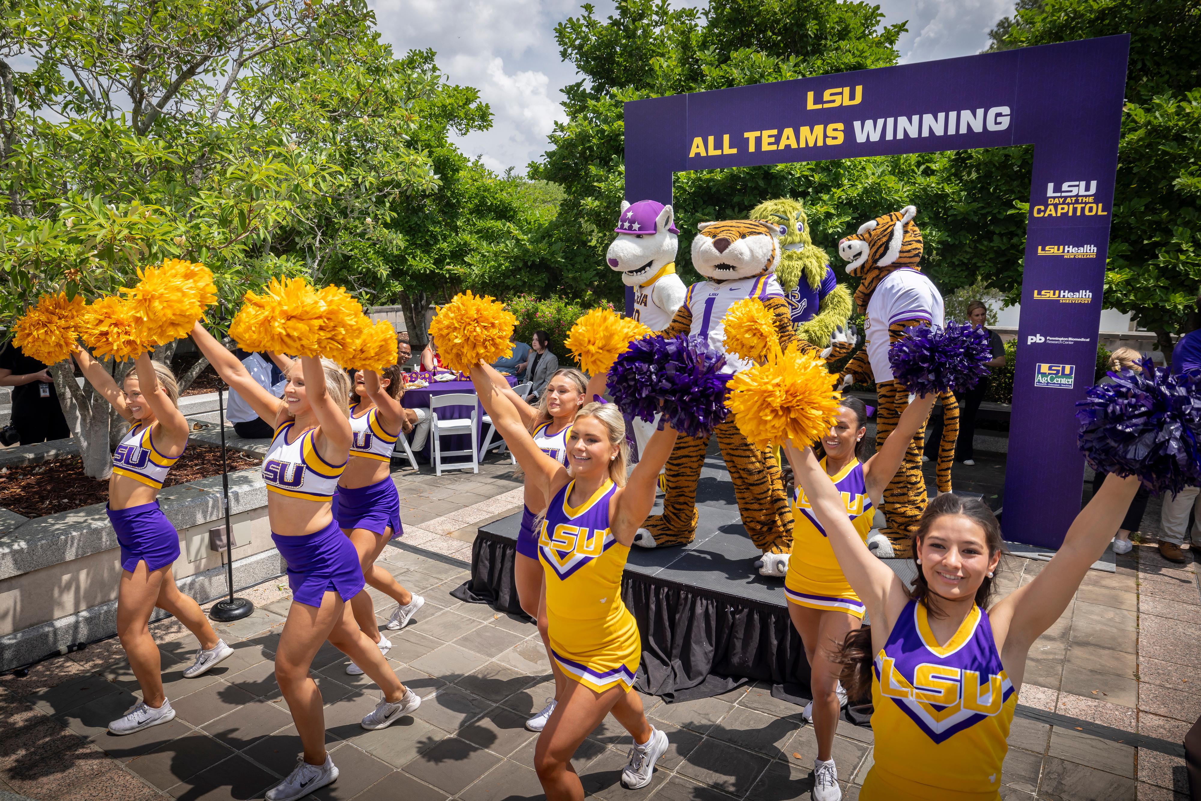 Scene from LSU Day at the Capitol.