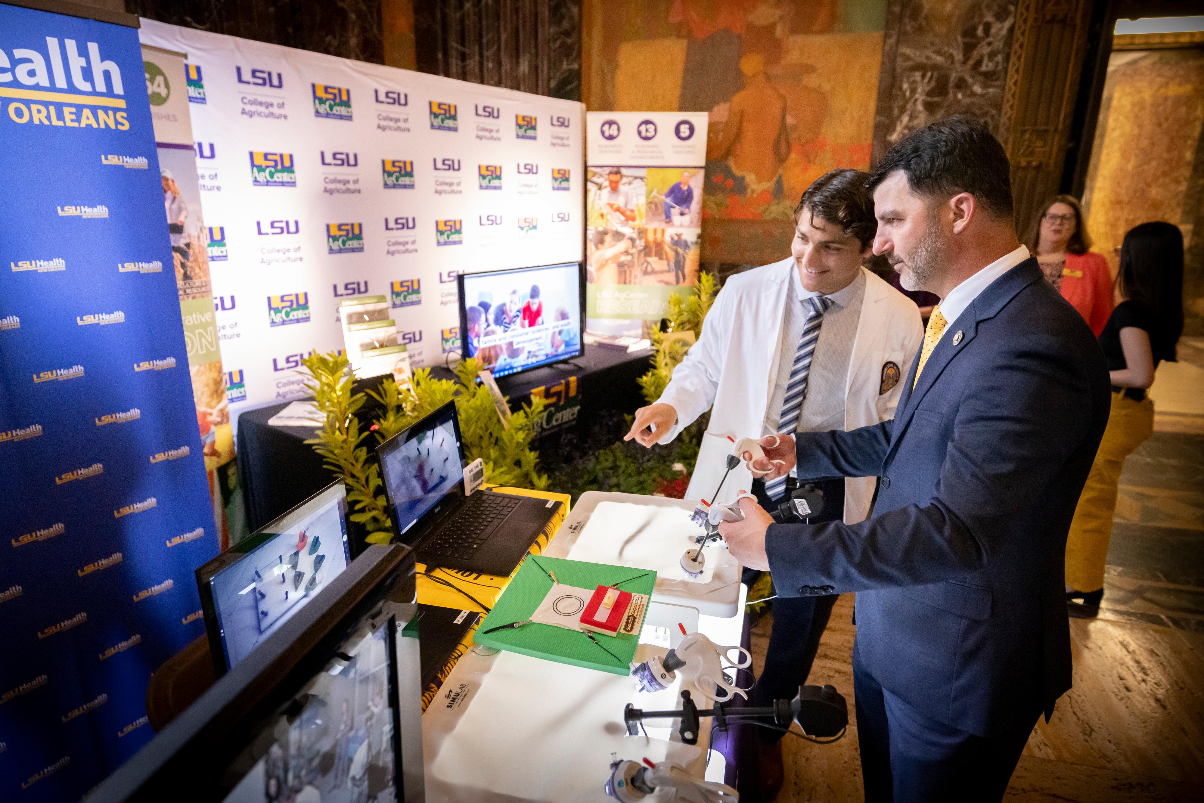 Scene from LSU Day at the Capitol.