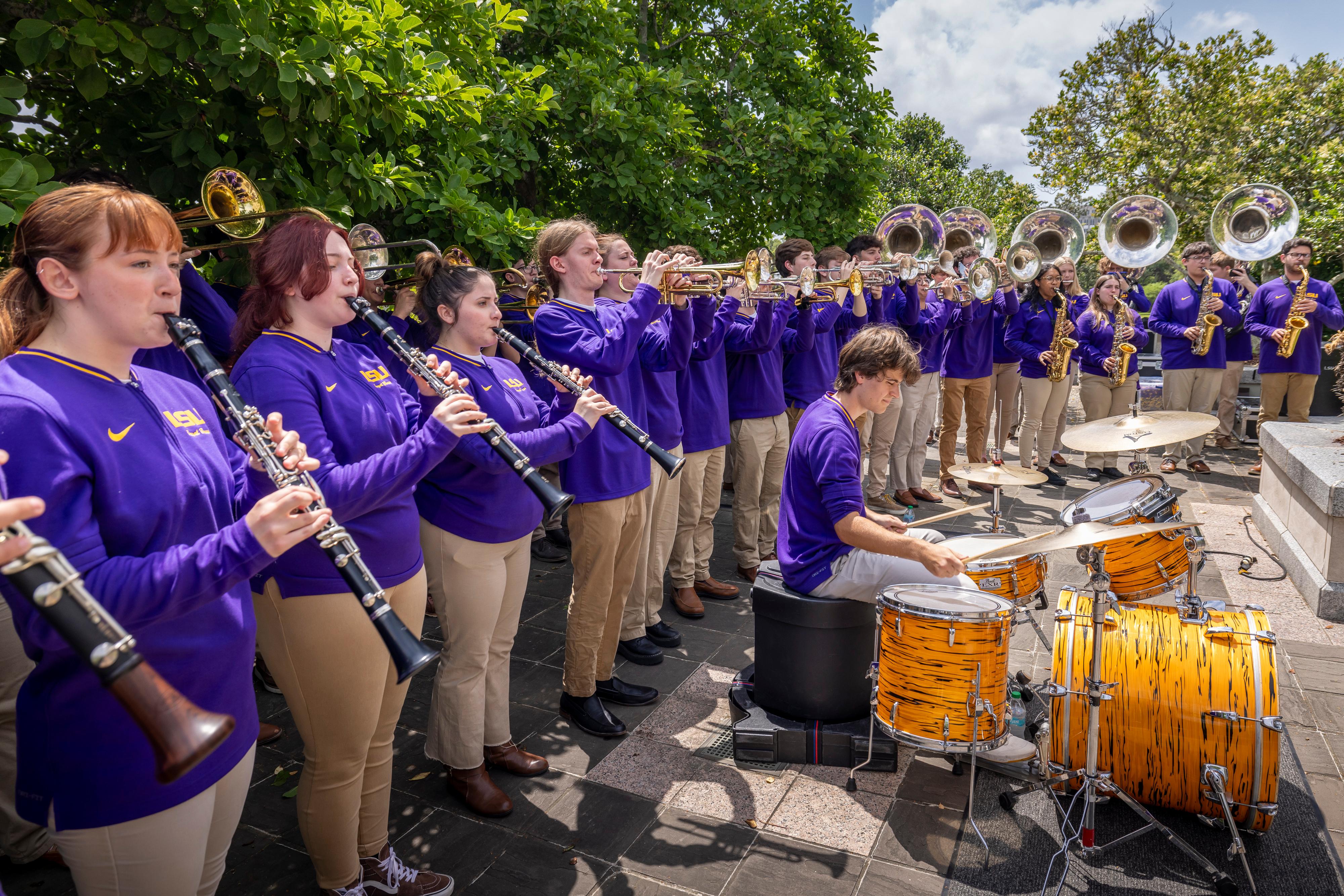 Scene from LSU Day at the Capitol.