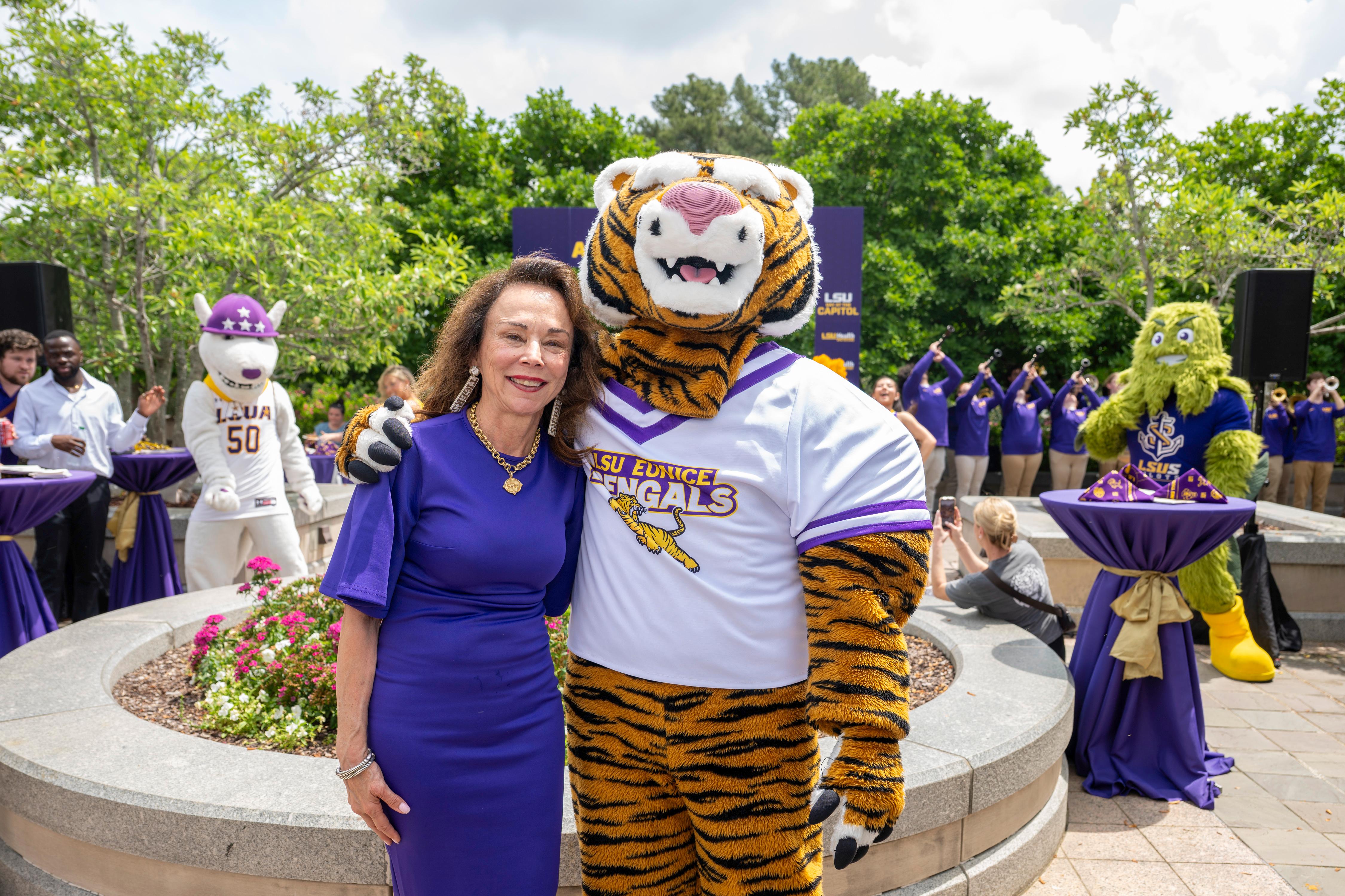 Scene from LSU Day at the Capitol.
