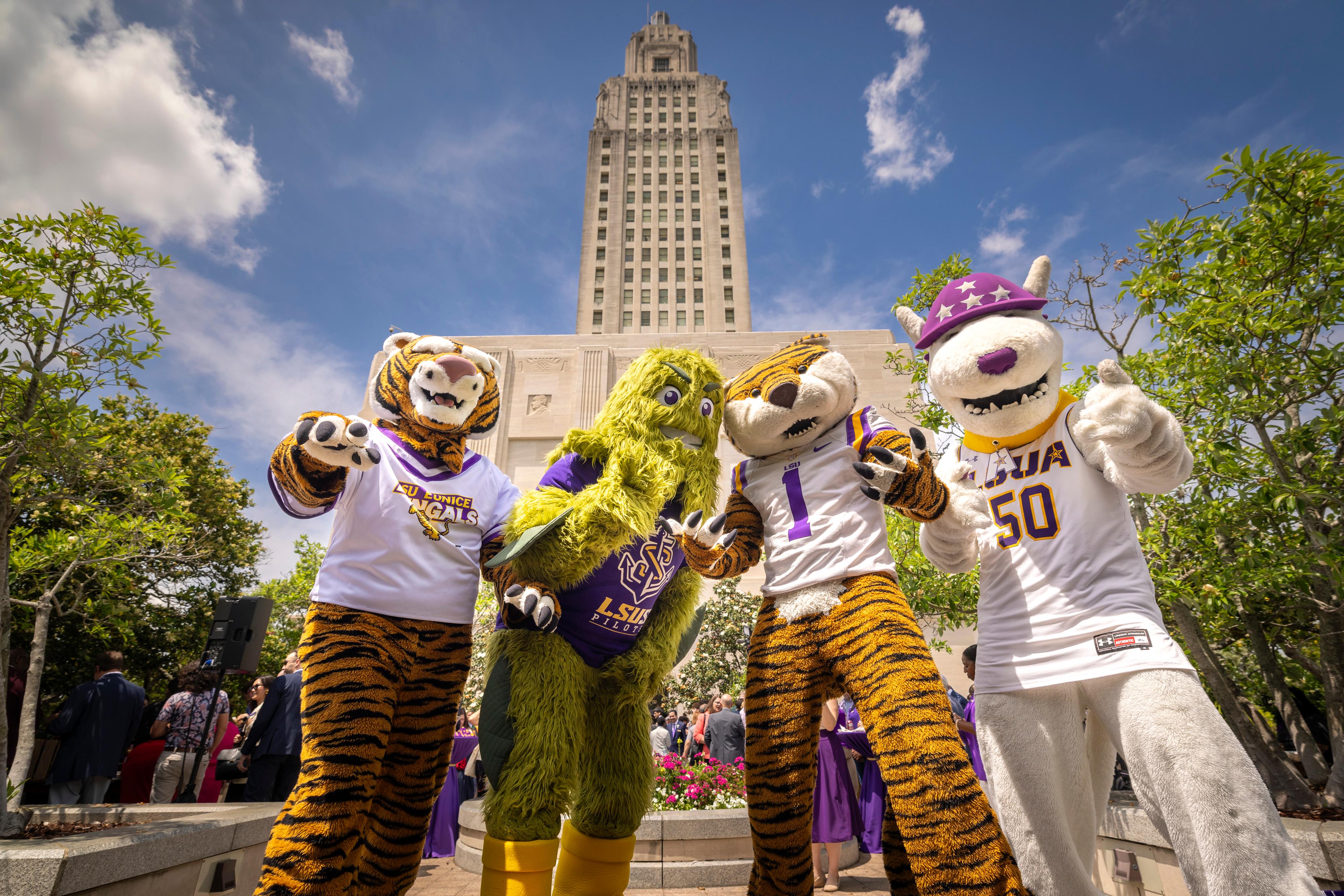 Scene from LSU Day at the Capitol.