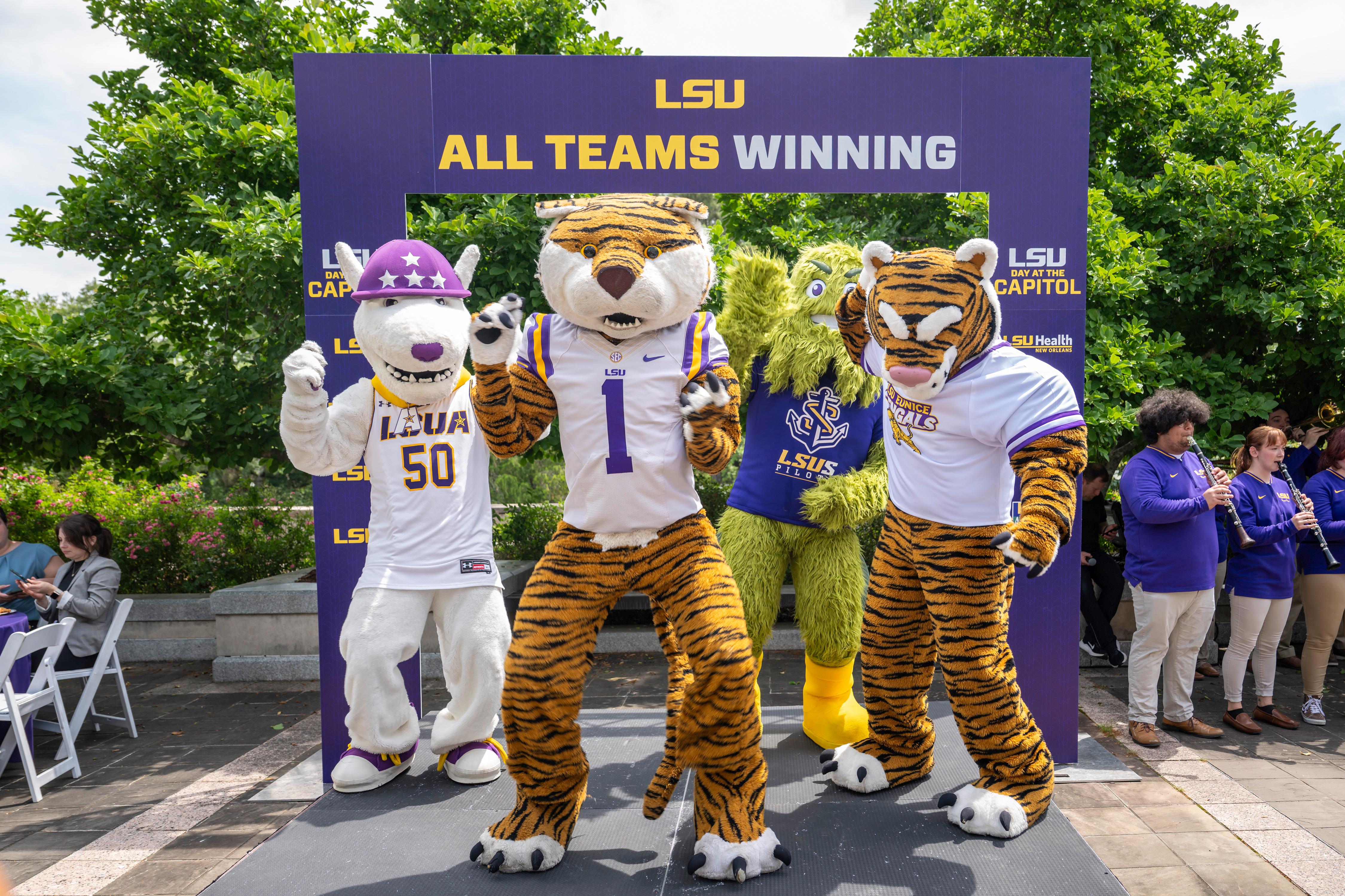 Scene from LSU Day at the Capitol.