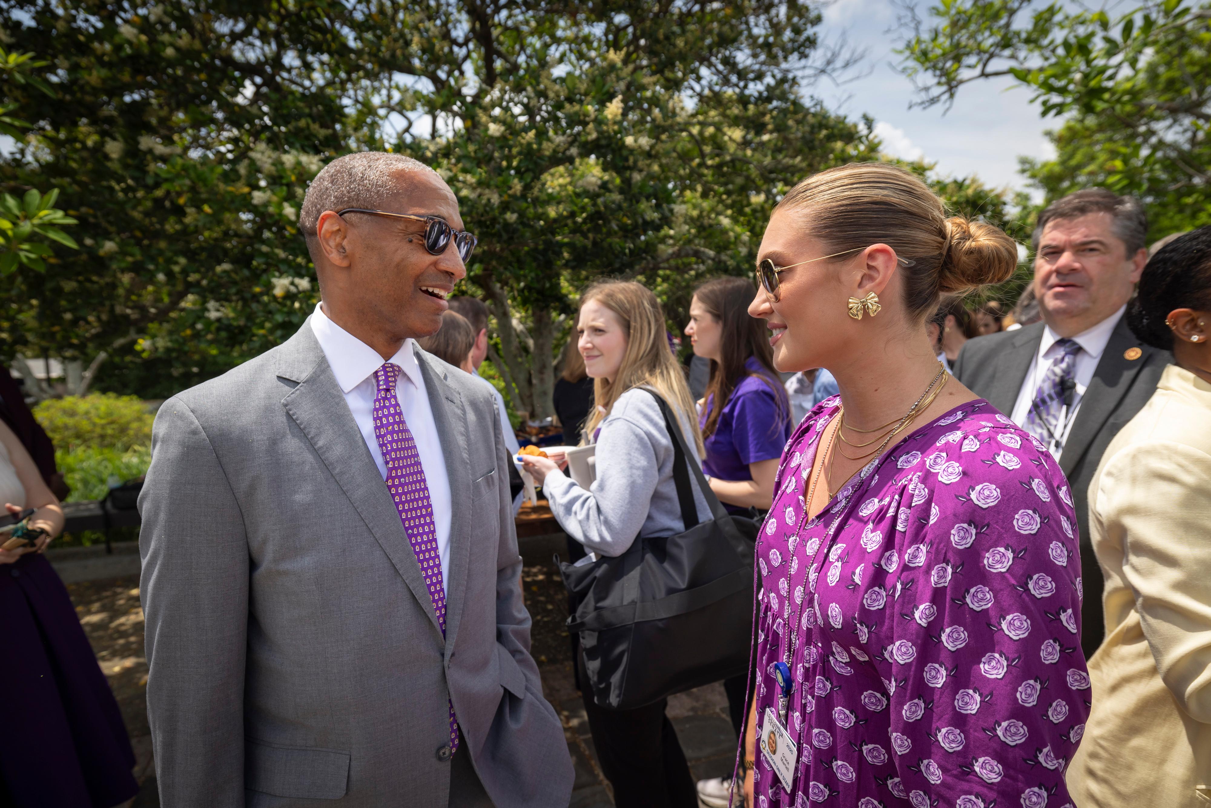 Scene from LSU Day at the Capitol.
