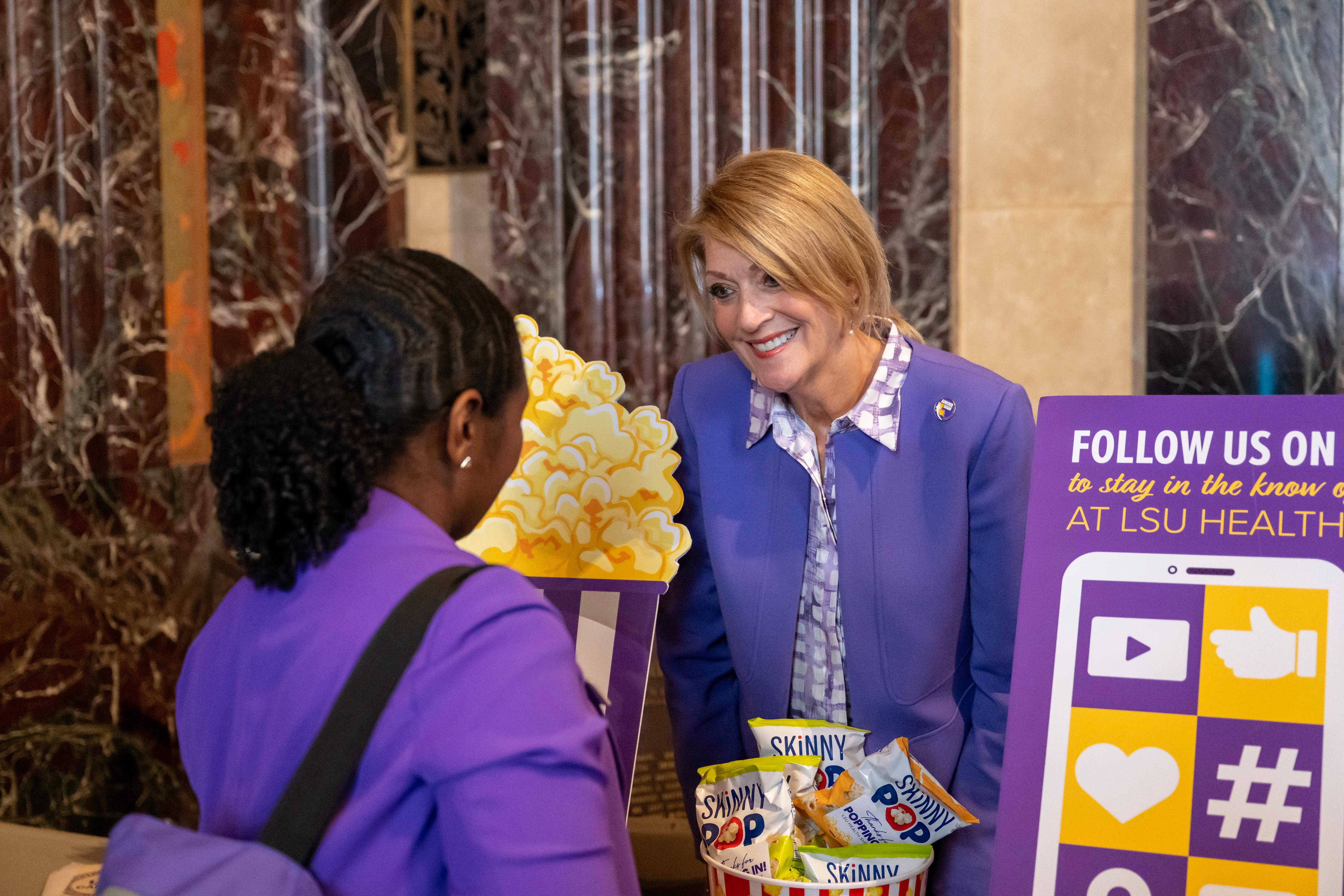 Scene from LSU Day at the Capitol.