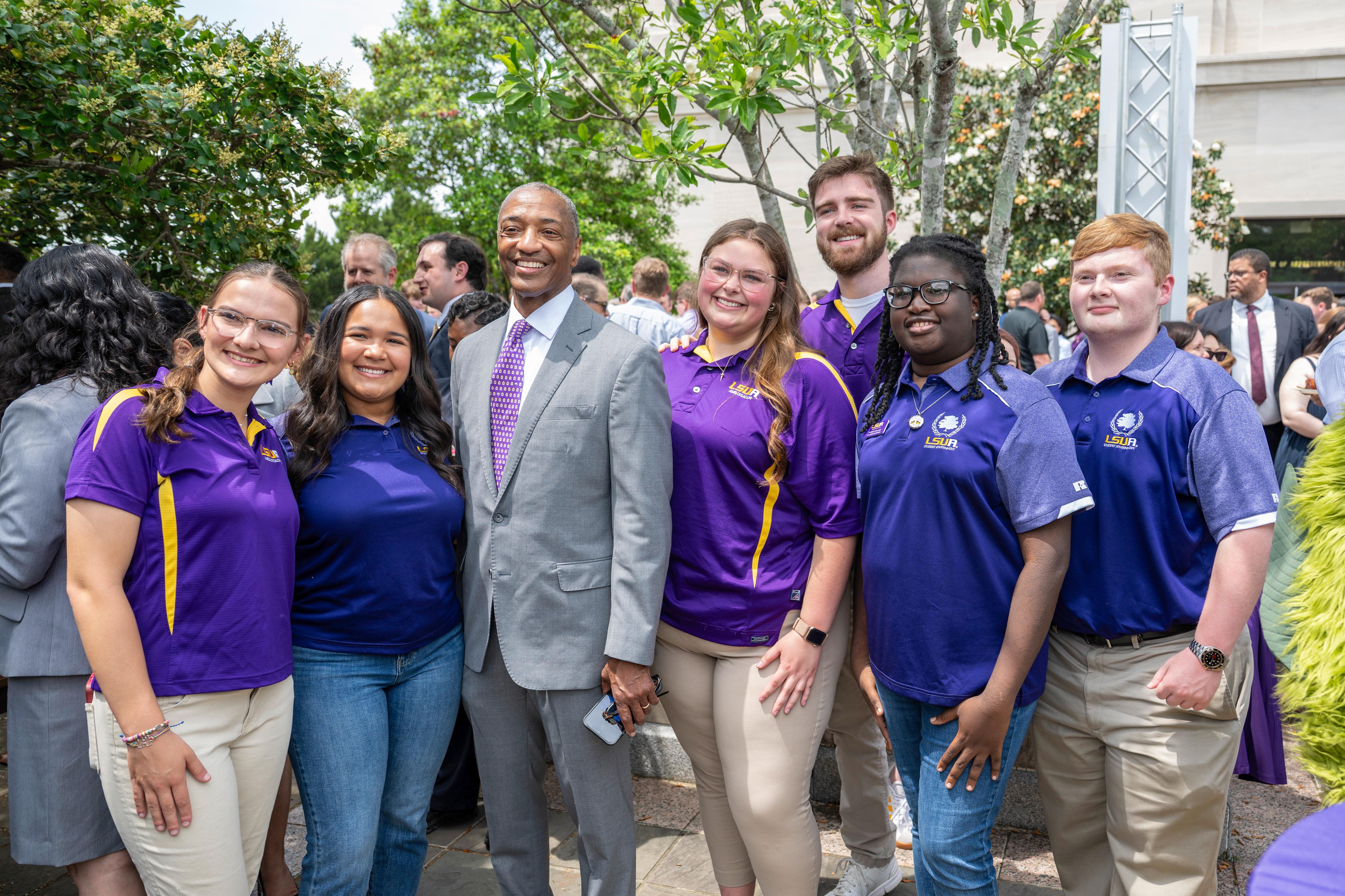 Scene from LSU Day at the Capitol.