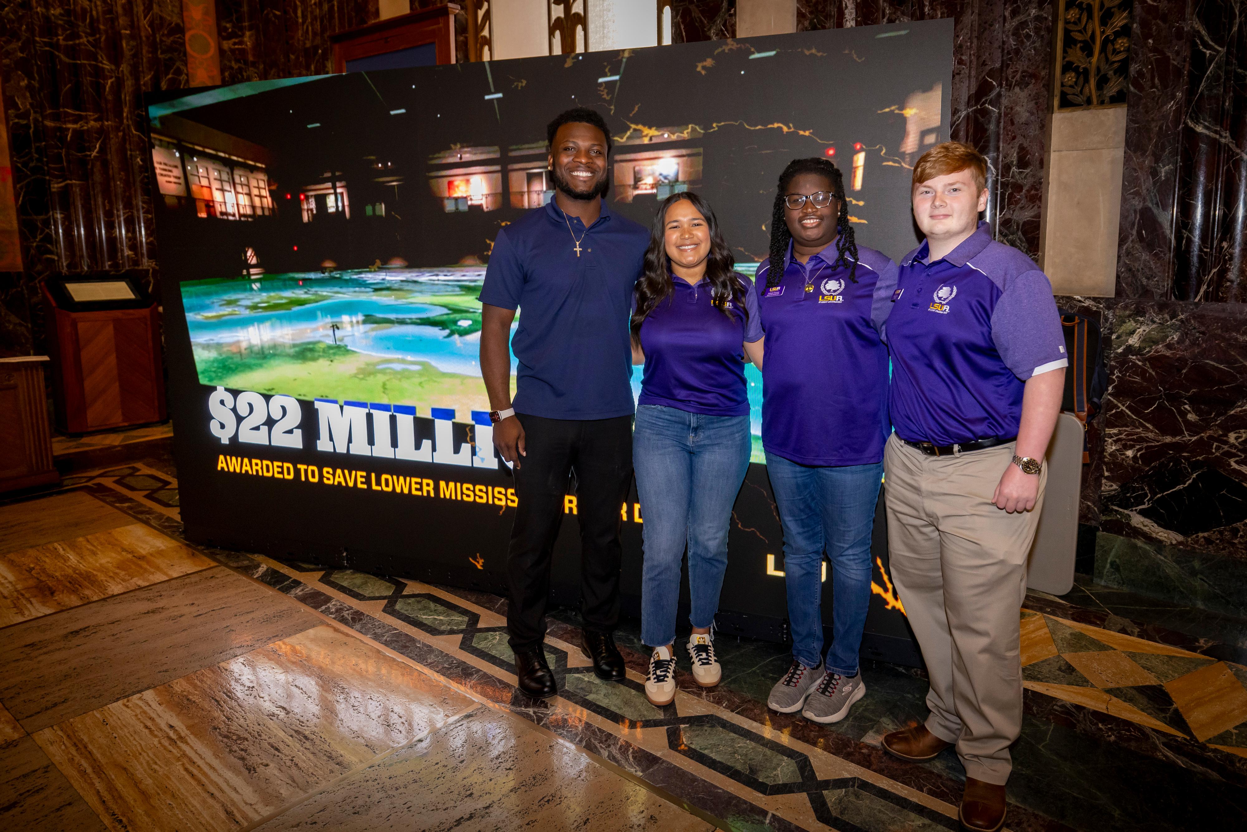 Scene from LSU Day at the Capitol.