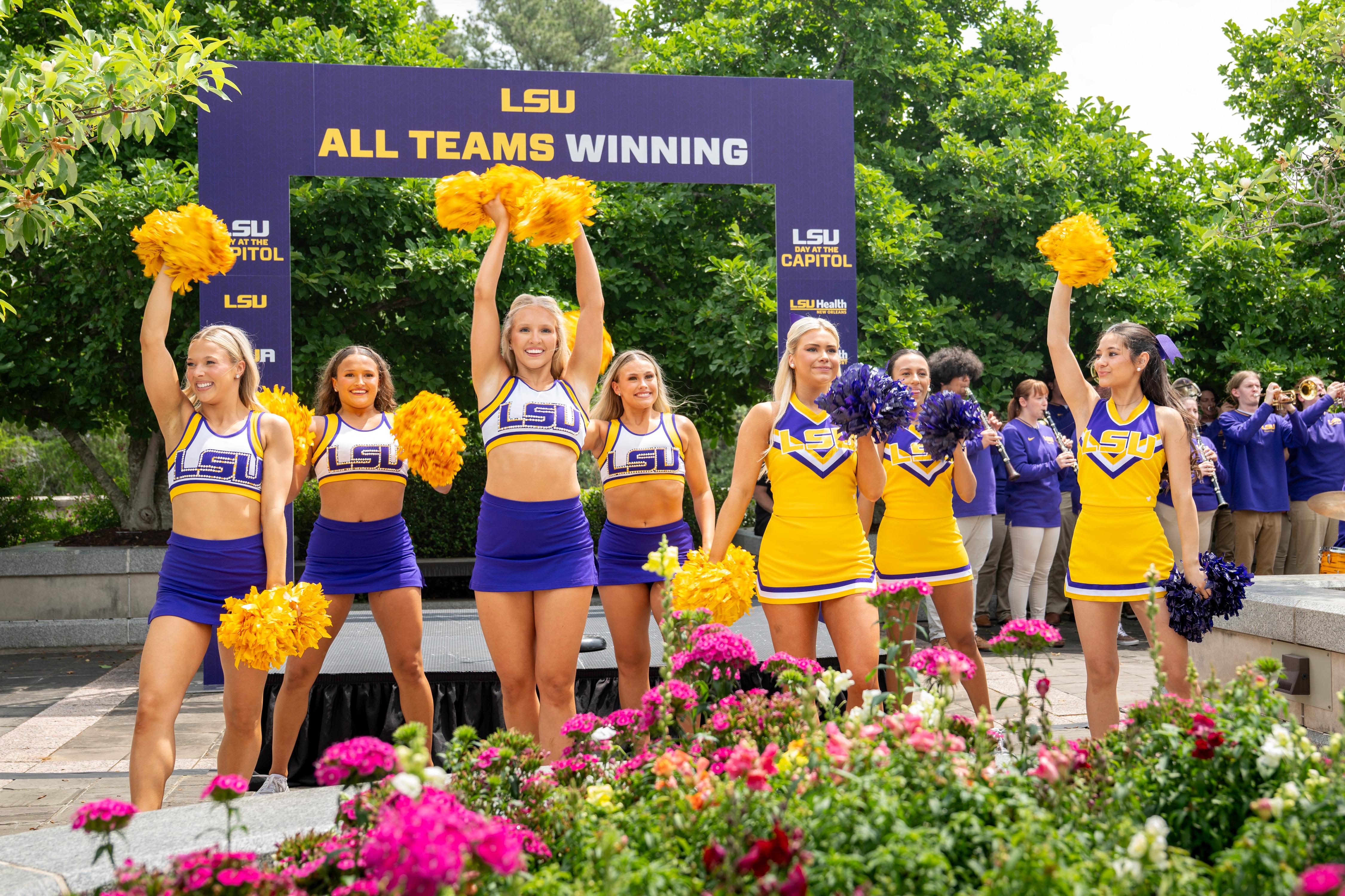 Scene from LSU Day at the Capitol.