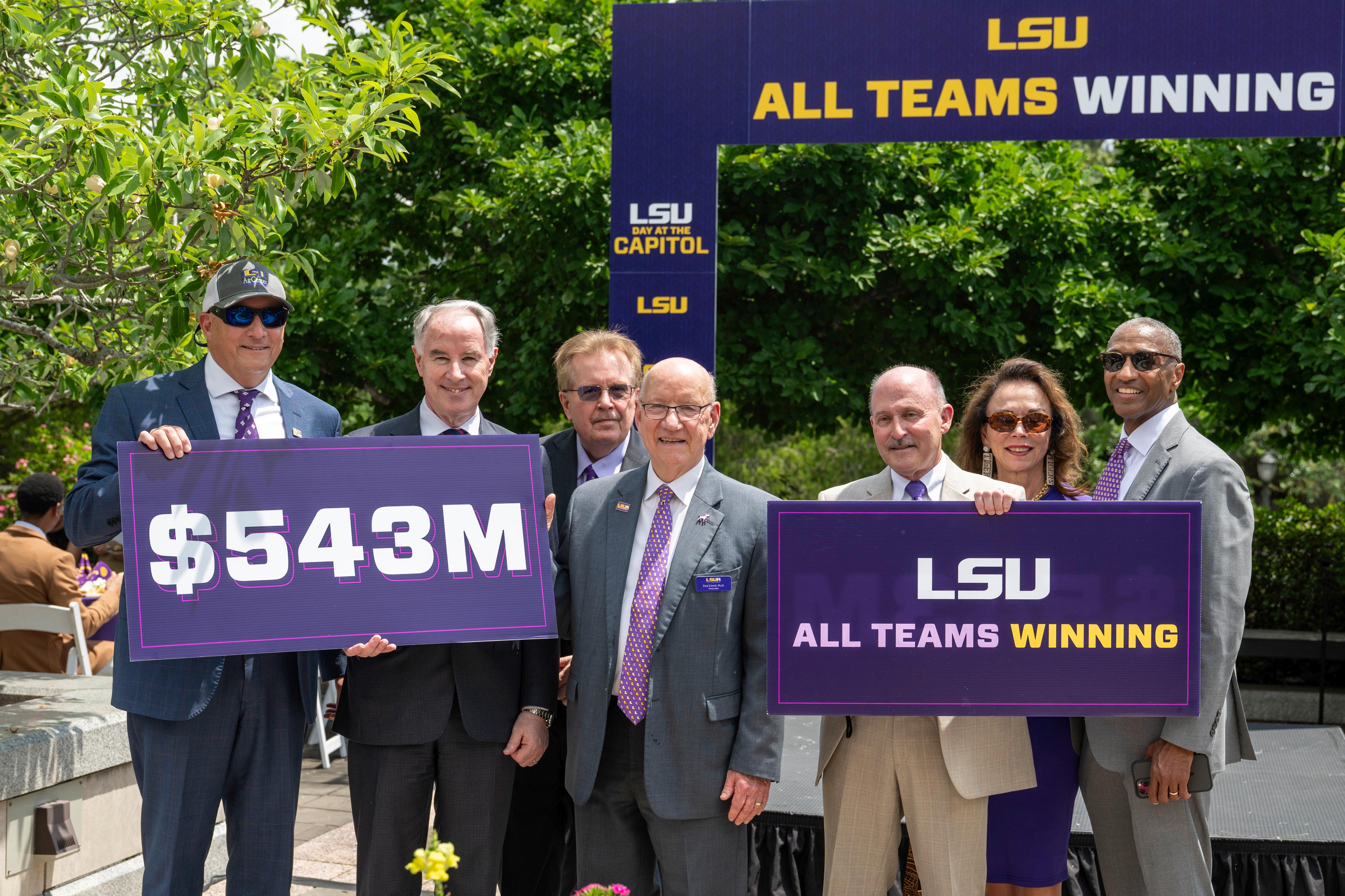 Scene from LSU Day at the Capitol.