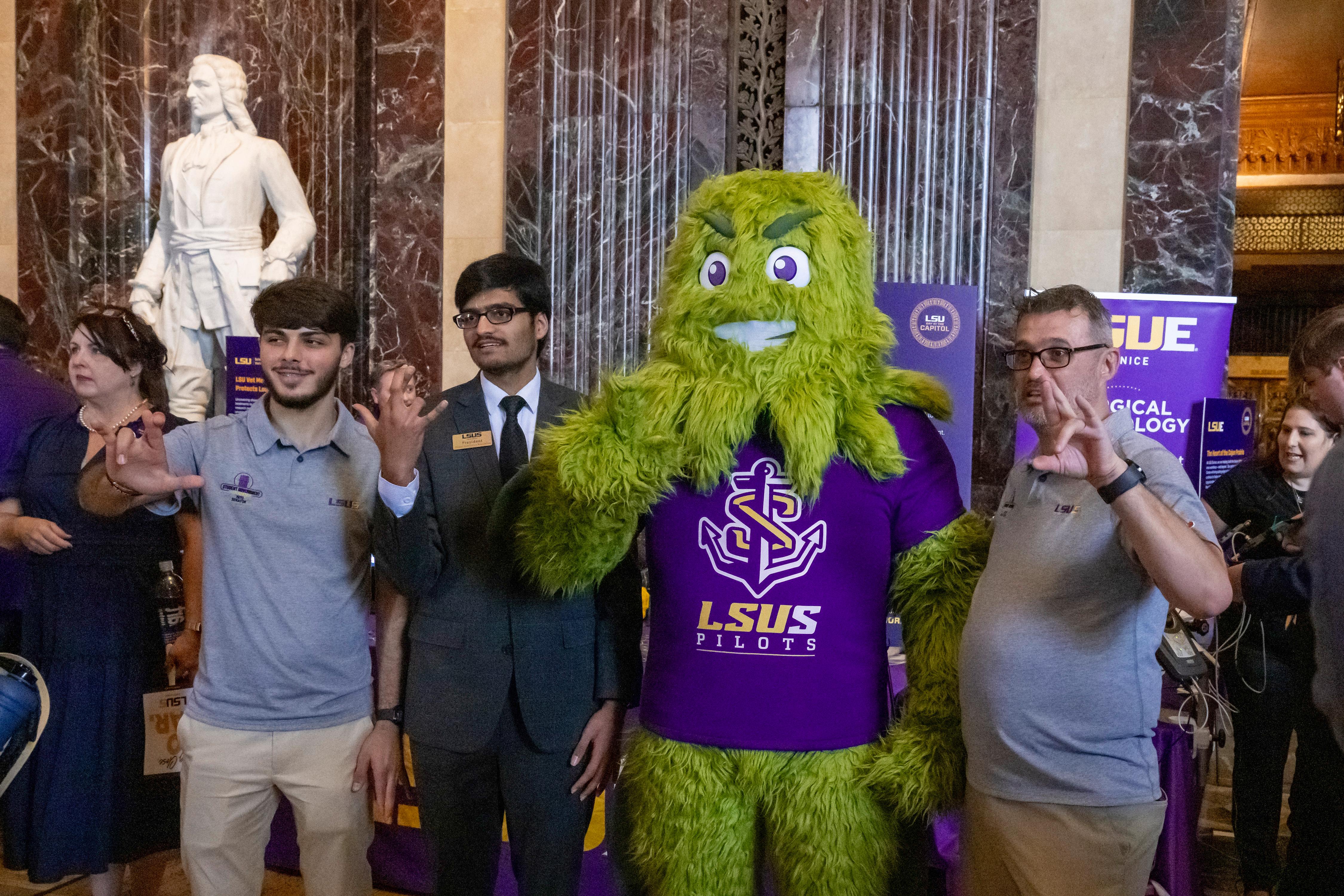 Scene from LSU Day at the Capitol.