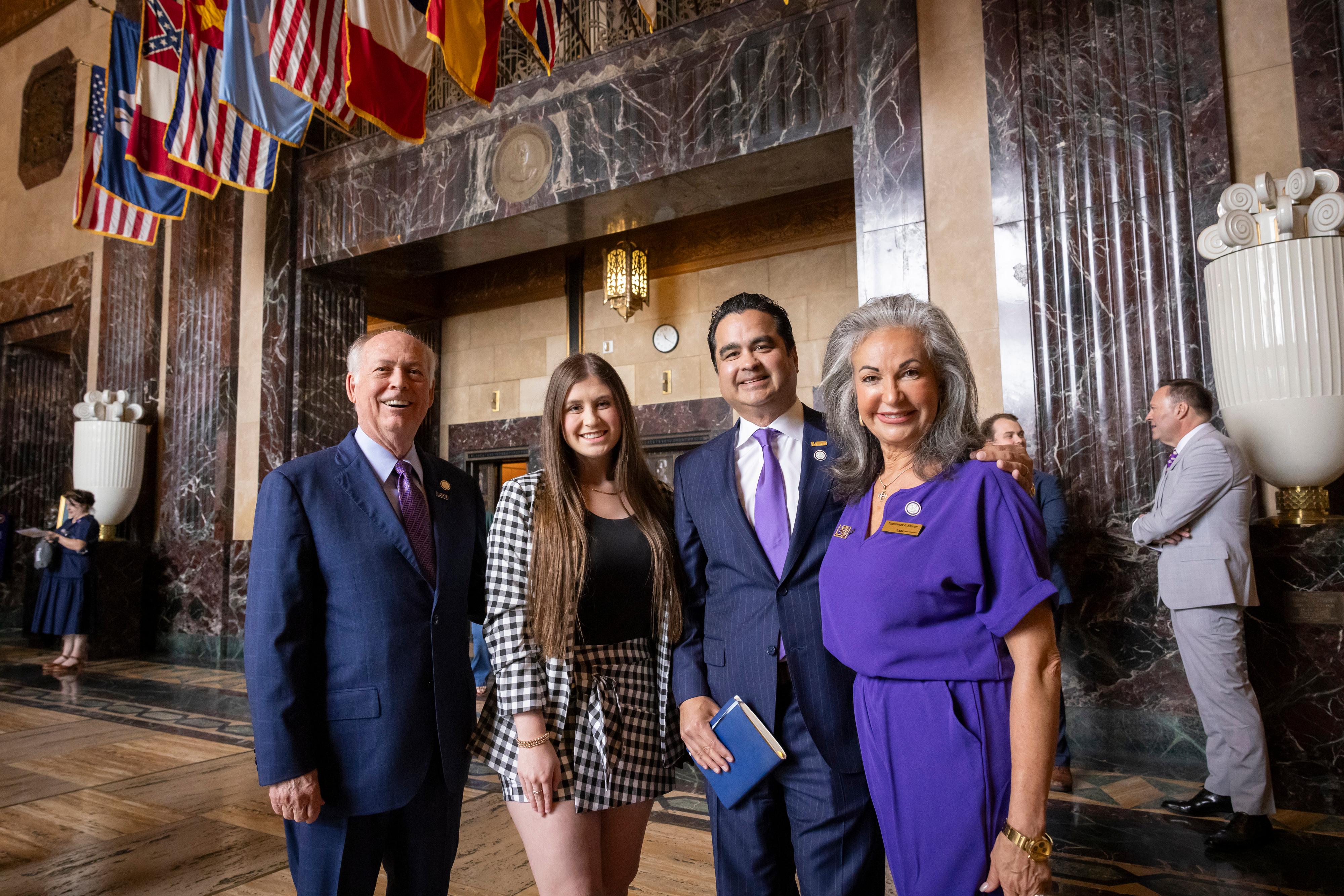 Scene from LSU Day at the Capitol.