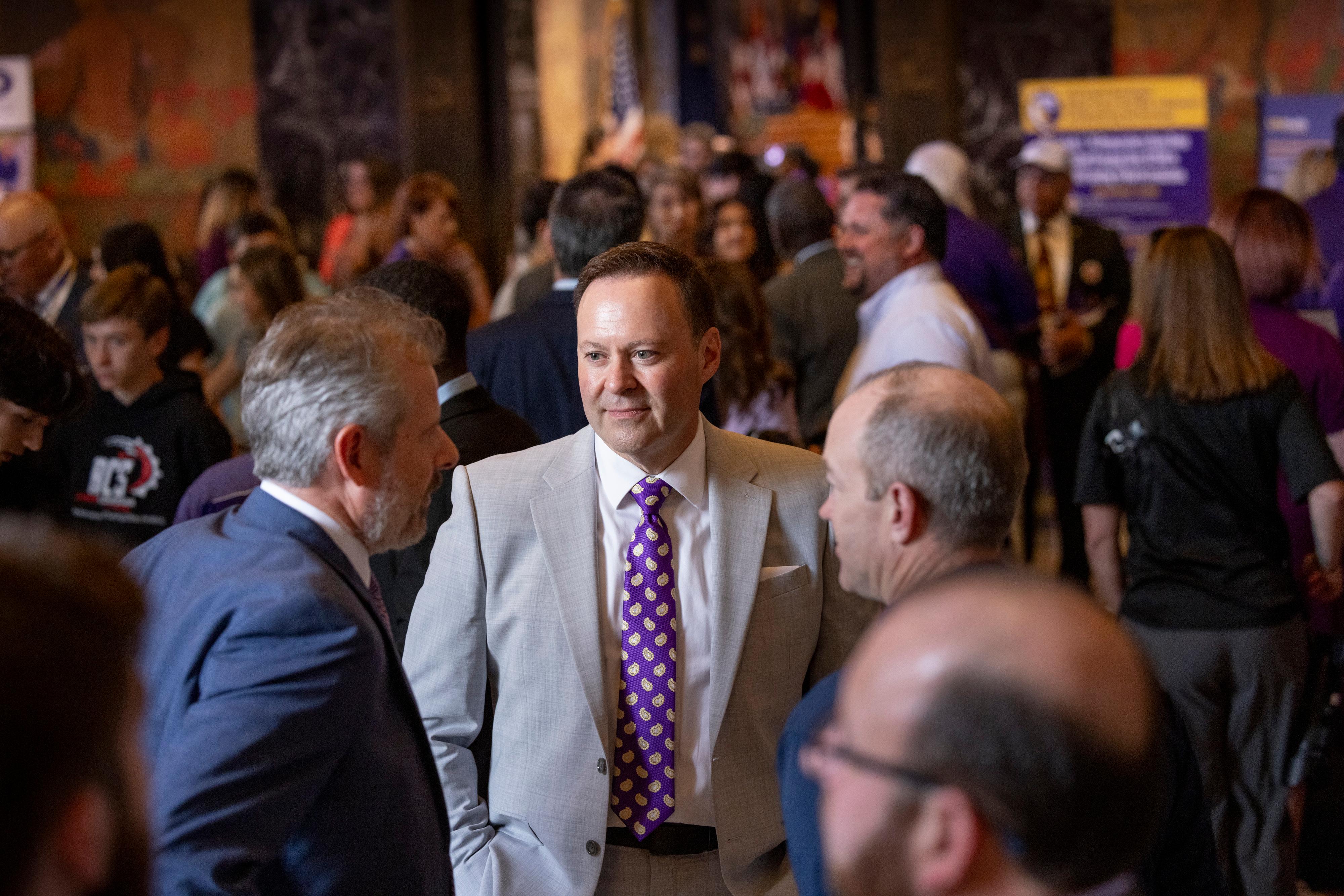 Scene from LSU Day at the Capitol.