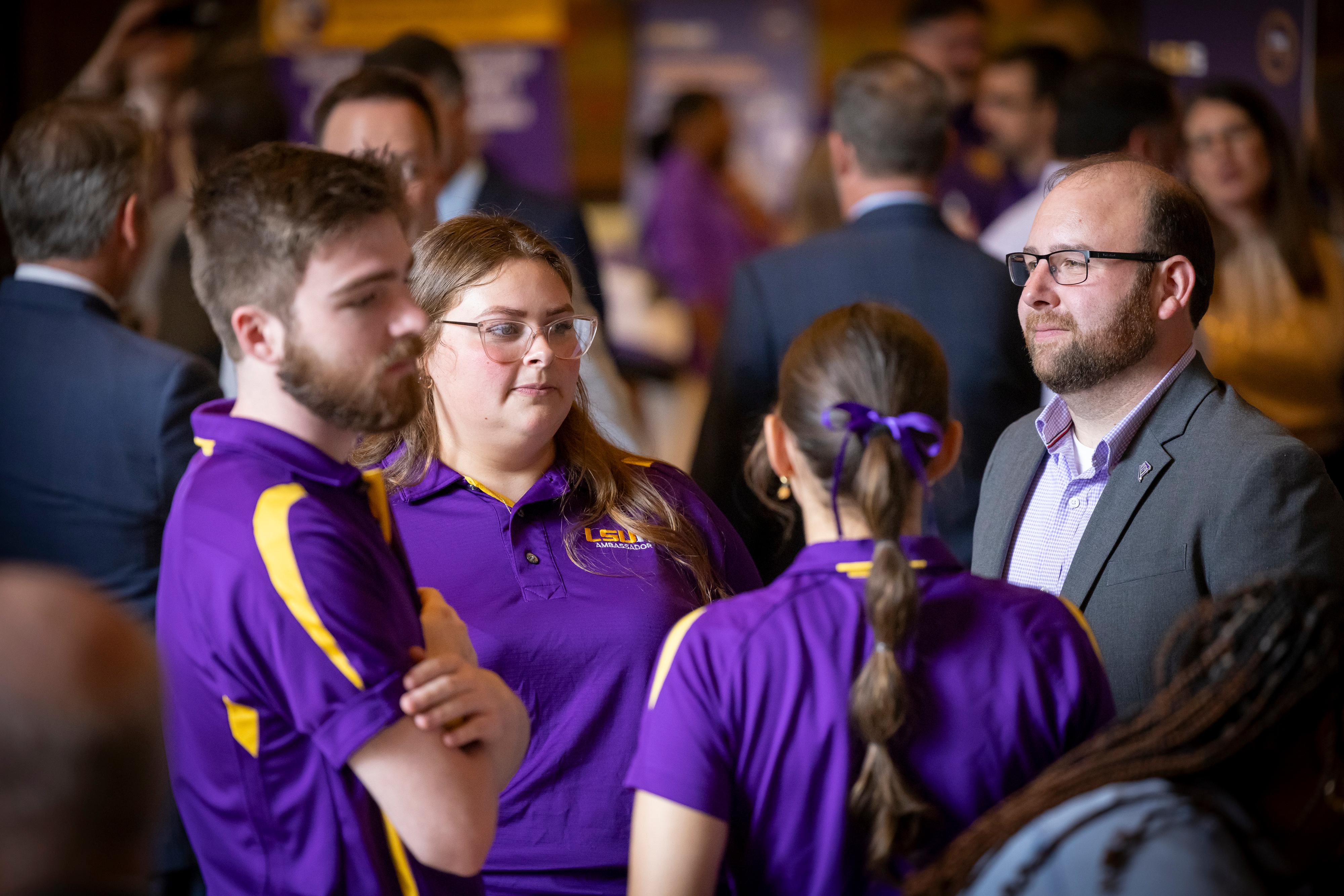Scene from LSU Day at the Capitol.