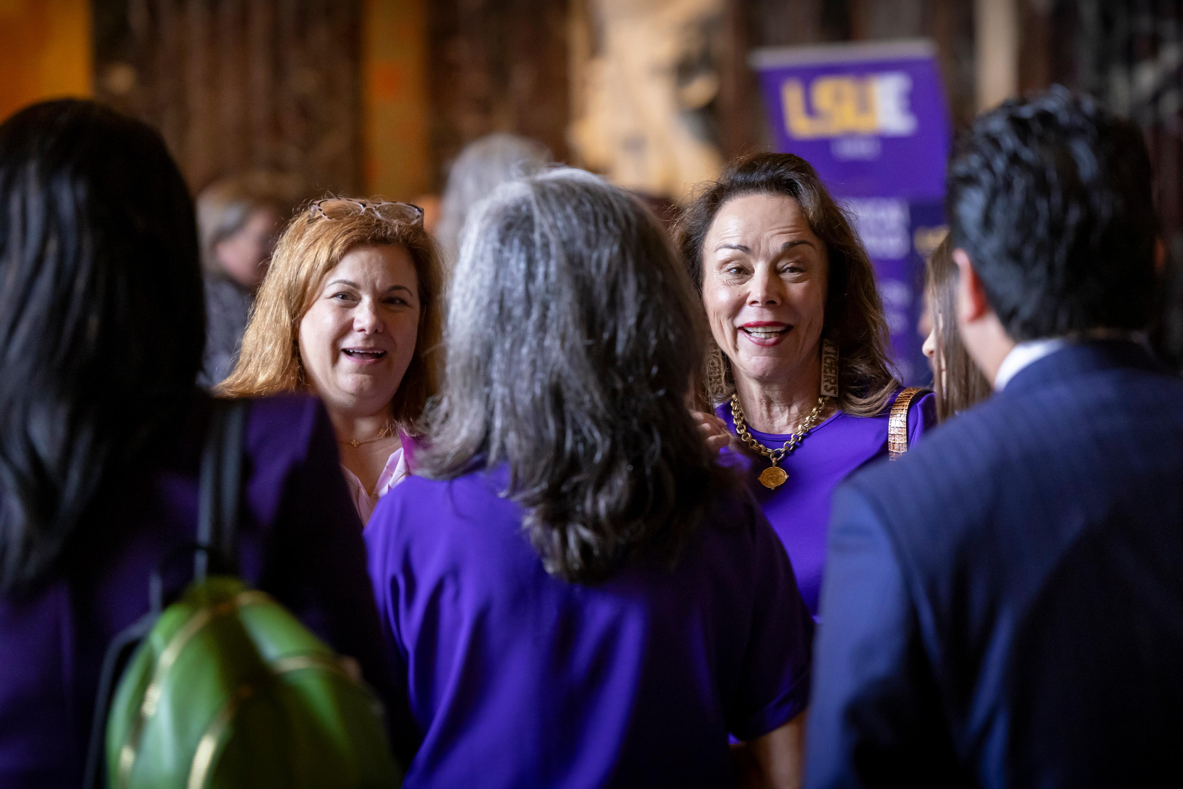 Scene from LSU Day at the Capitol.