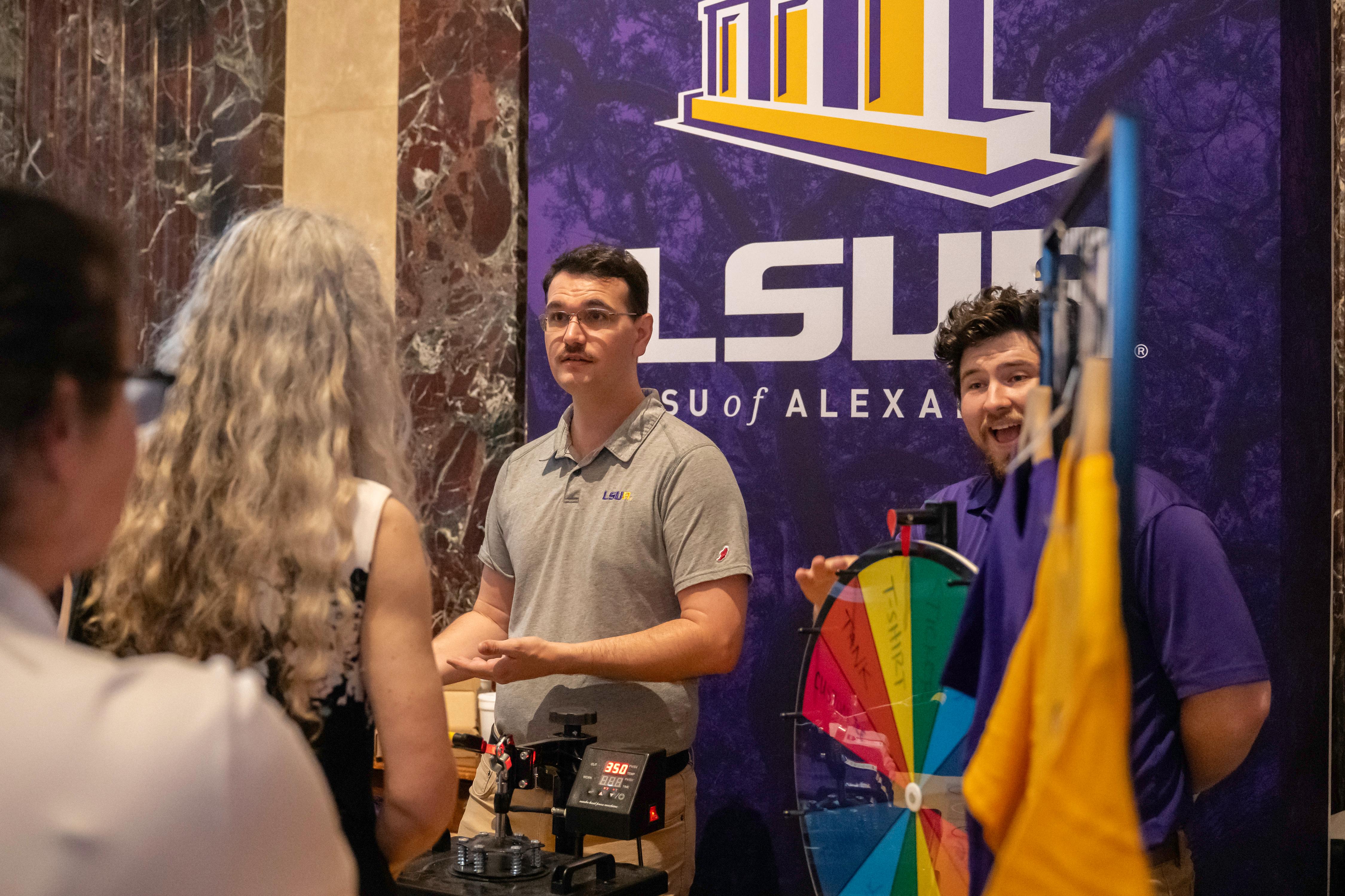 Scene from LSU Day at the Capitol.