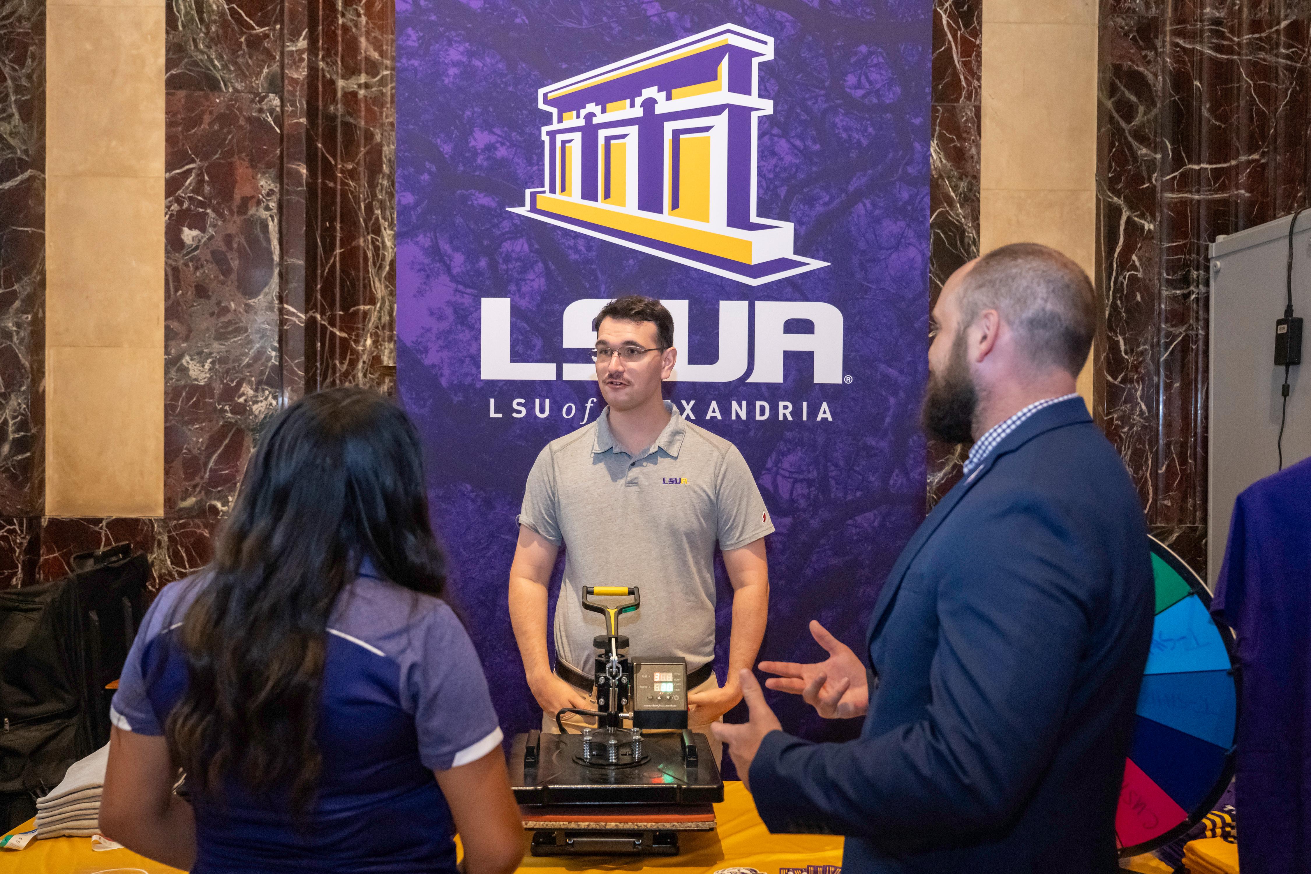 Scene from LSU Day at the Capitol.