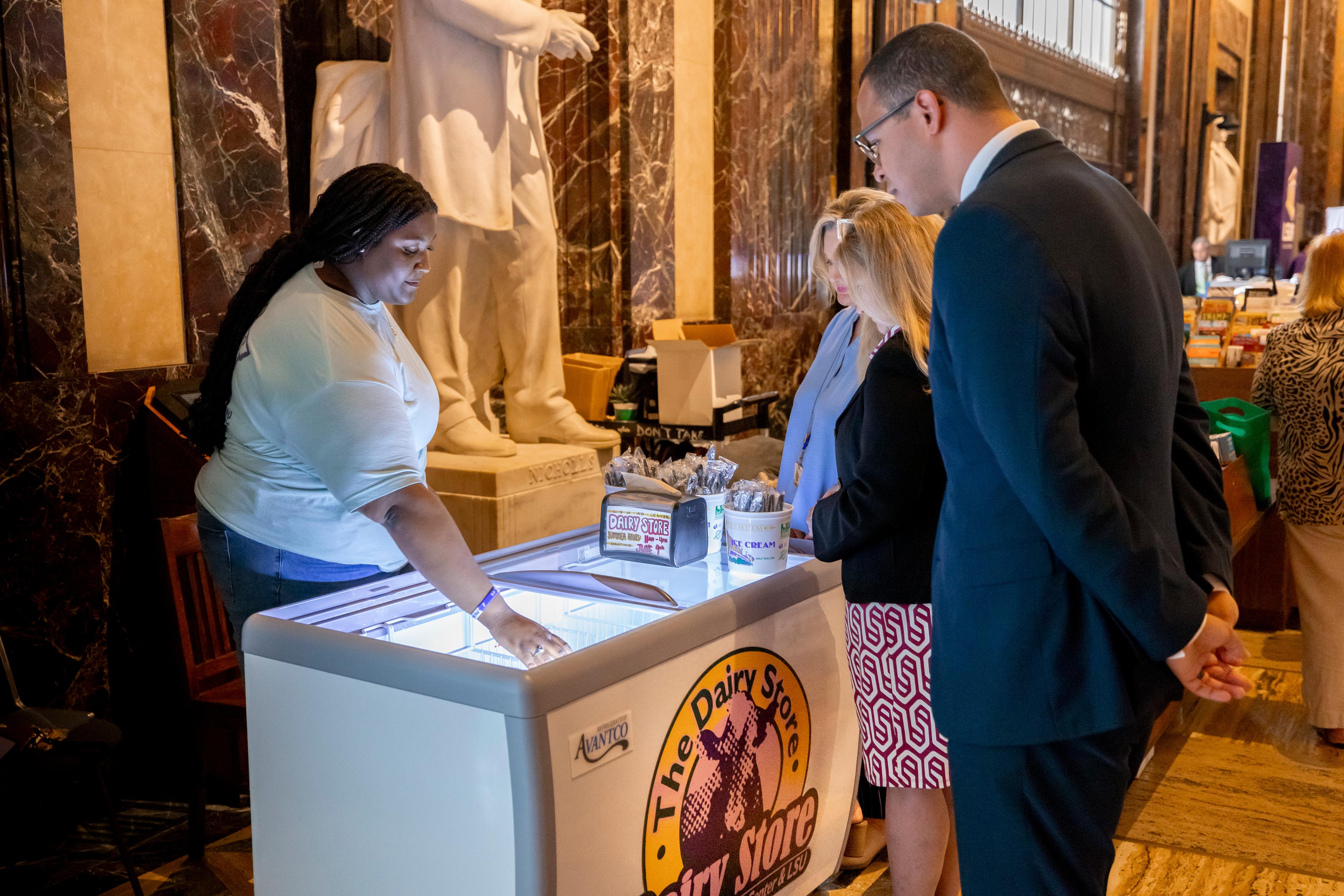 Scene from LSU Day at the Capitol.