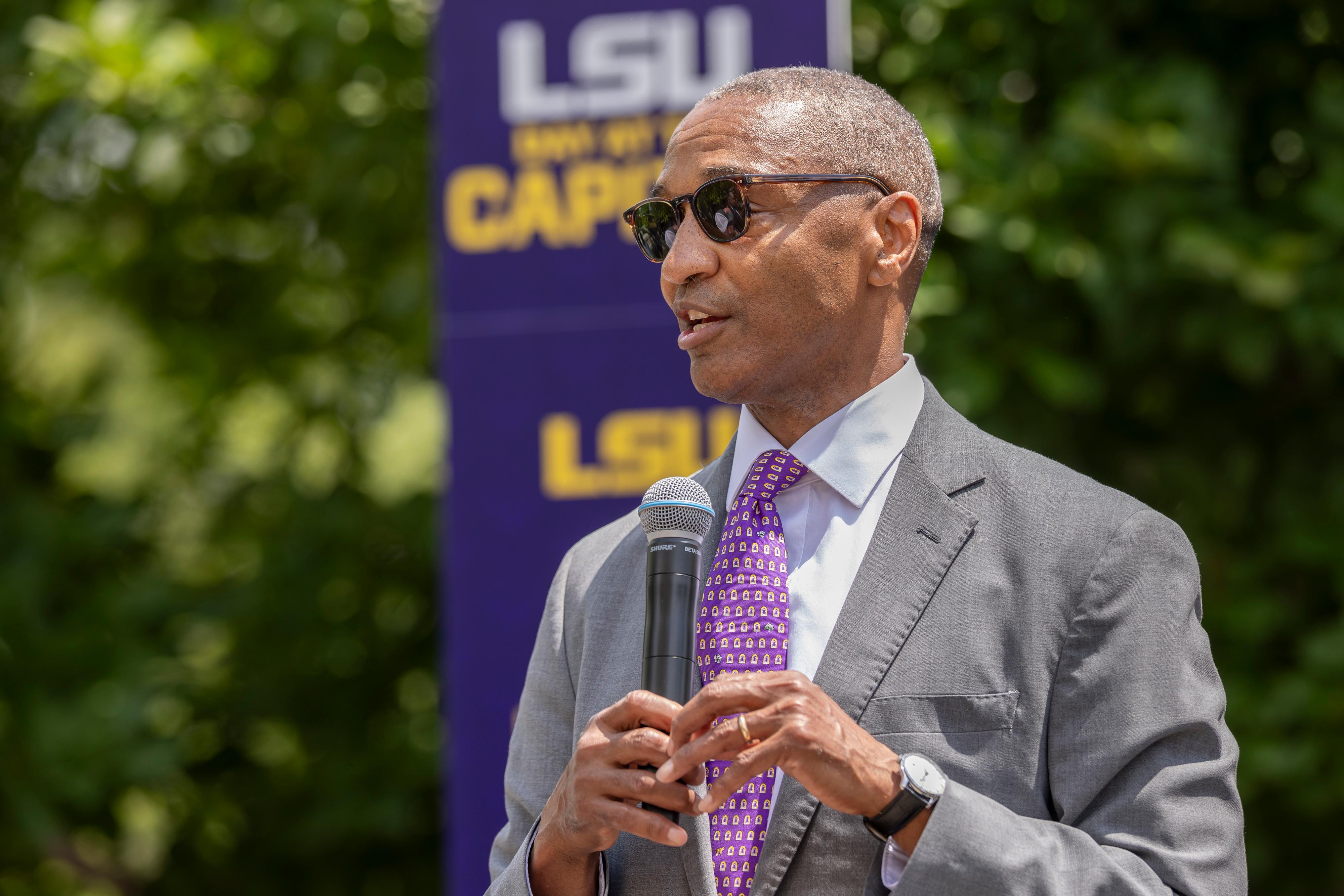 Scene from LSU Day at the Capitol.