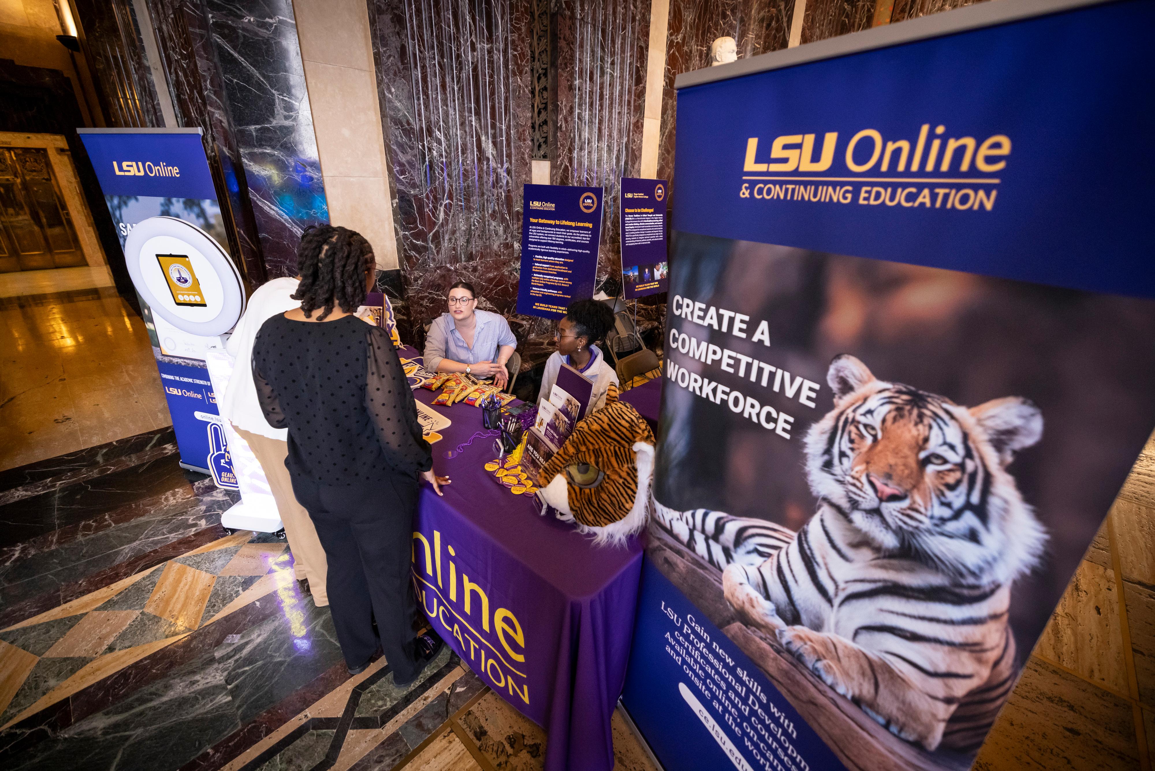 Scene from LSU Day at the Capitol.