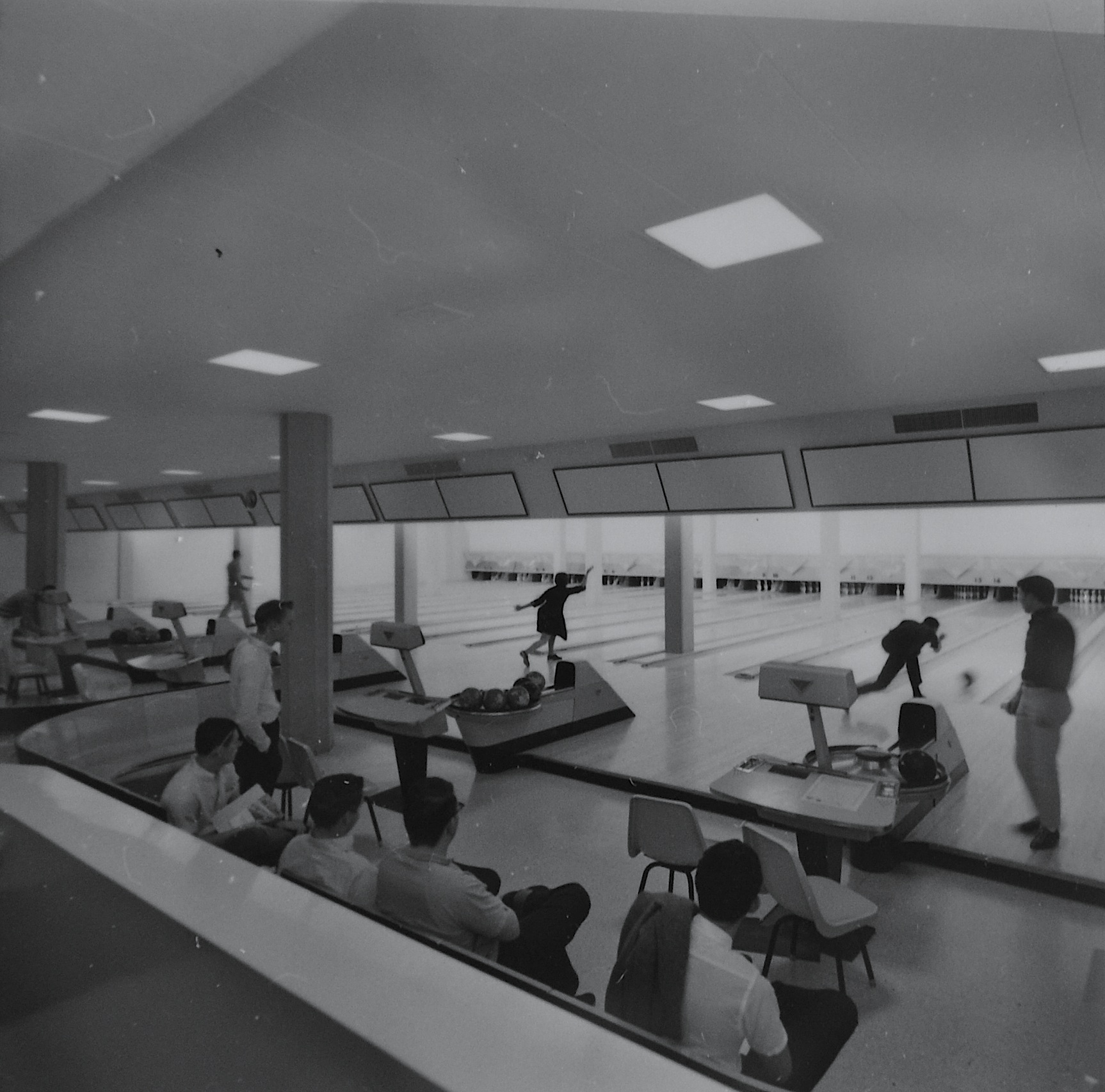 The old Bowling alley was once located on the first floor of the Student Union