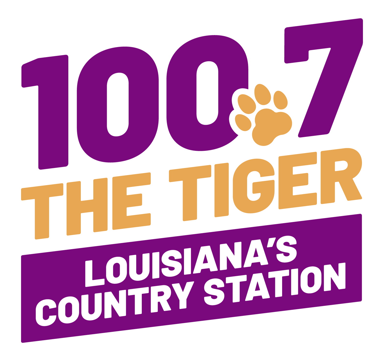 100.7 the tiger. Lousiana's country station
