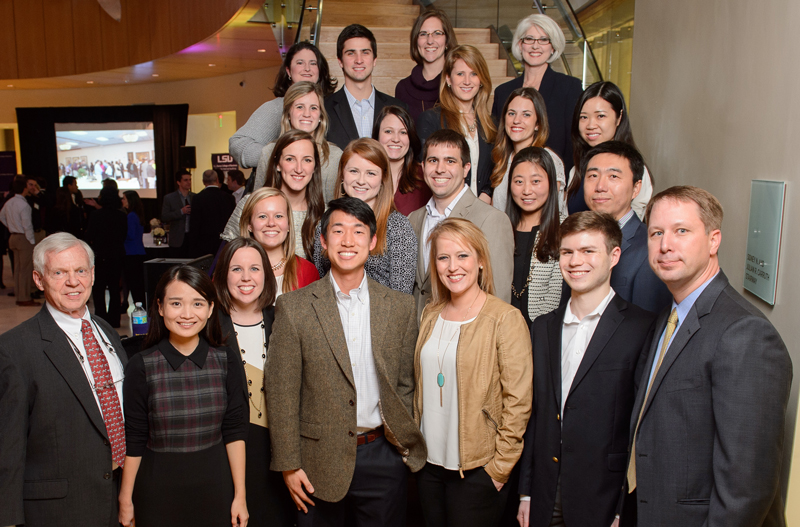 A group of internal audit alumni and faculty at the program's 30th anniversary celebration