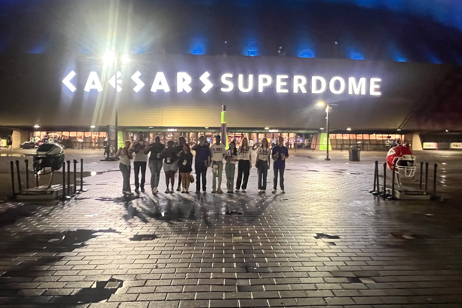 CEBPR students at the Superdome