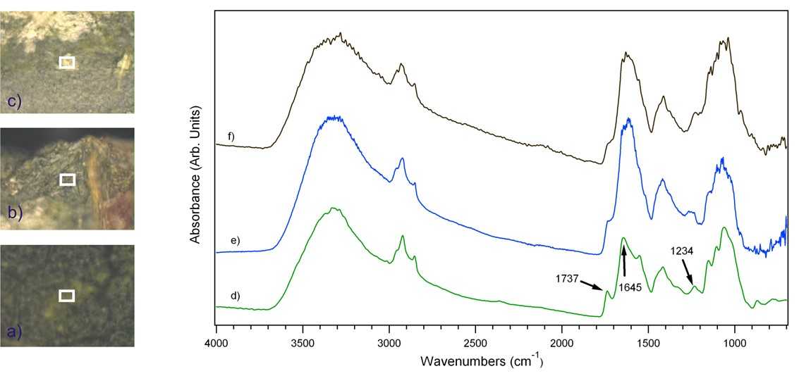 analysis of a 30 micron x 30 micron sample