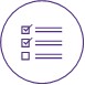 clip art image of a checklist