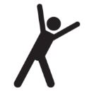 clipart figure stretching