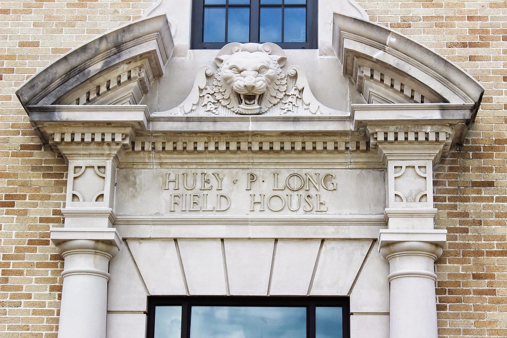 Front of the Huey P. Long Field House