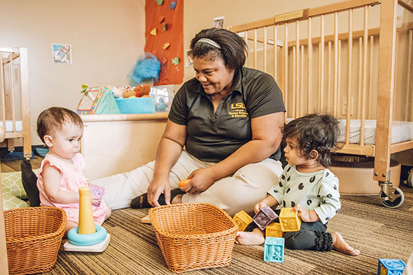 The LSU Early Childhood Education Institute is an umbrella organization to promote research and dissemination of recommended practices in early childhood care and education. The Early Childhood Education Institute is the research, education and outreach initiative within the College of Human Sciences & Education.