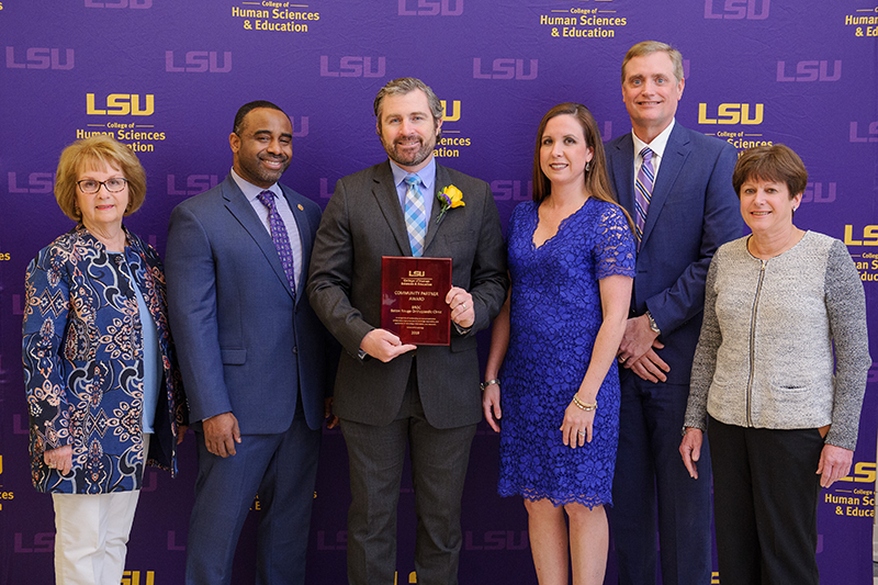 Photo of Kathy Hill, Roland Mitchell, Stephen Etheredge, Jessica Sanches, Trey Williamson, and Melinda Solmon