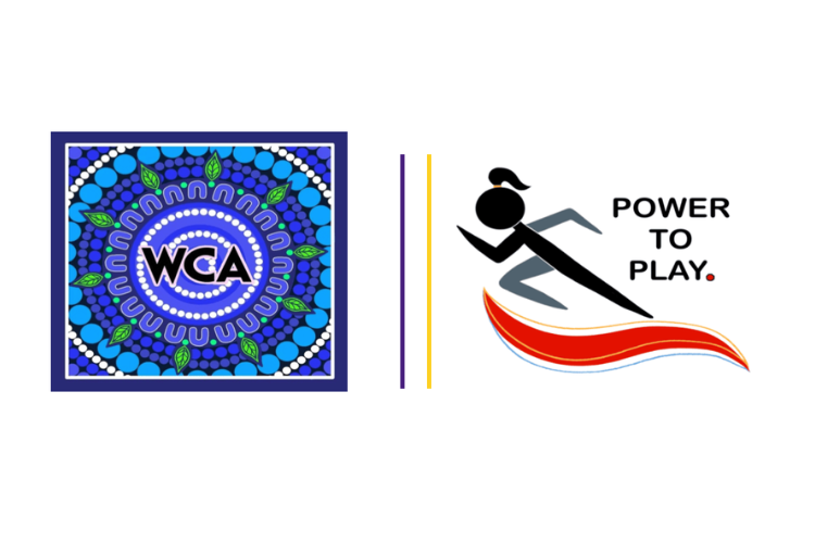 WCA and Power to Play logos