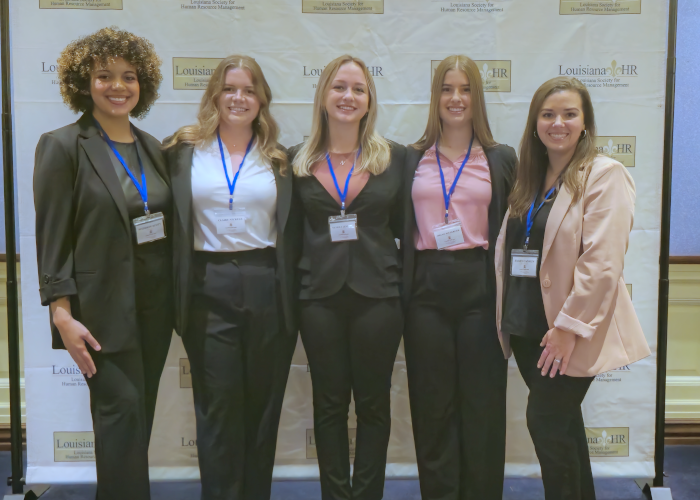 LSU Students Place 2nd at the 2024 LA SHRM Case Competition