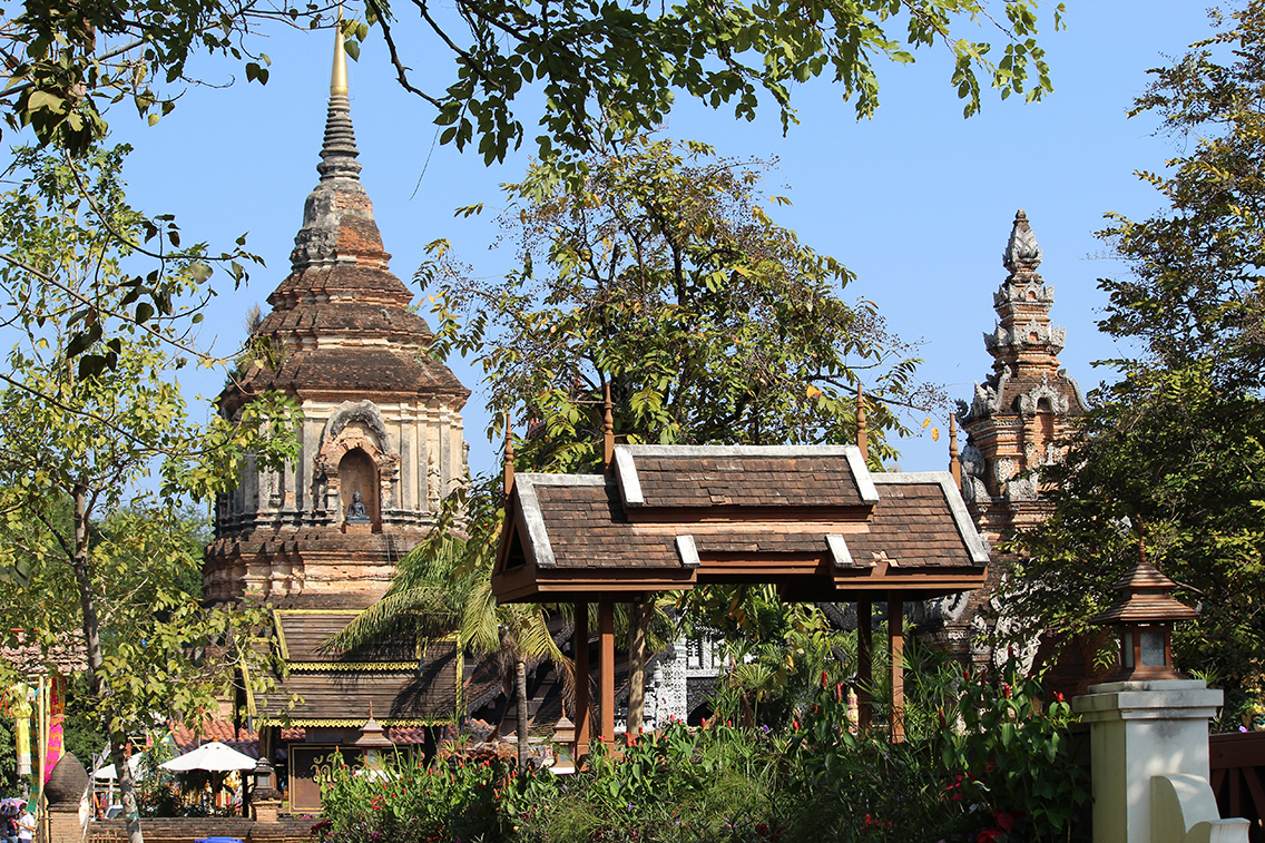 pagoda in Chaing Mai, Thailannd
