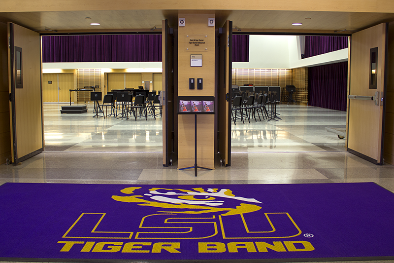 front lobby of the tiger band hall