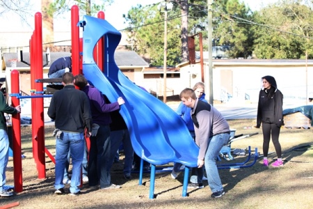Playground at Bernard Terrace Elementary