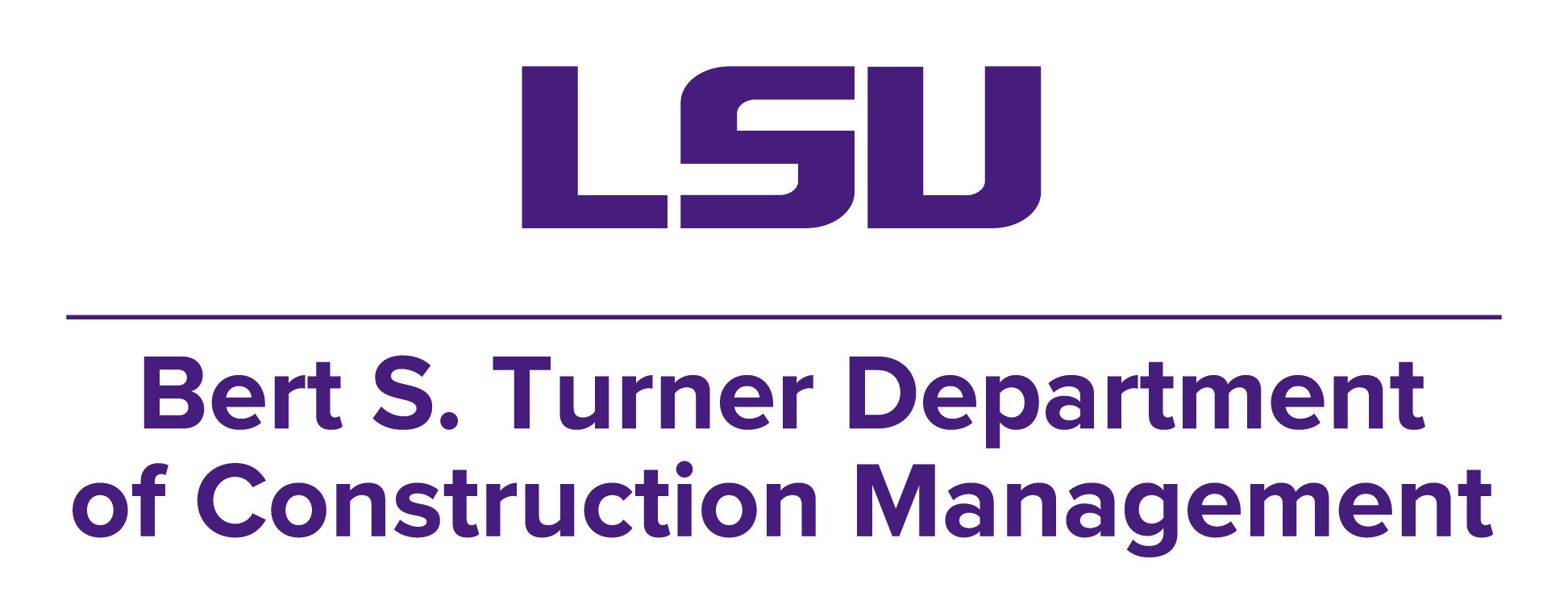 LSU Construction Management Logo