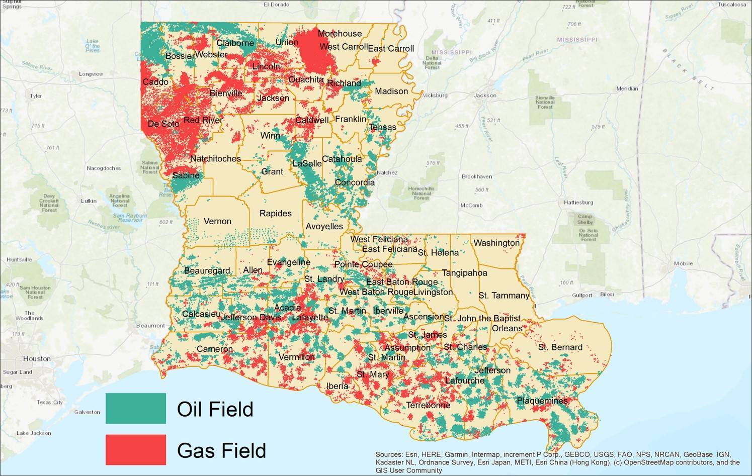 Screenshot of Oil & Gas Map photo