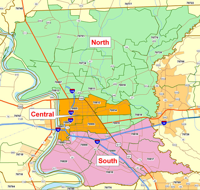 Post-hurricane Katrina Research Maps