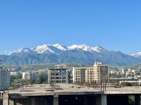 mountains in Bishkek, Kyrgyzstan