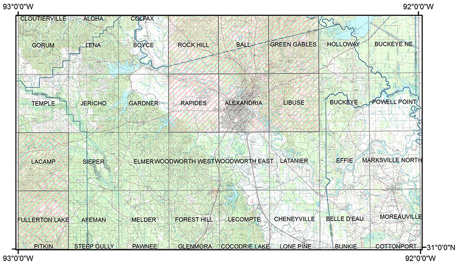 Alexandria 24k index map