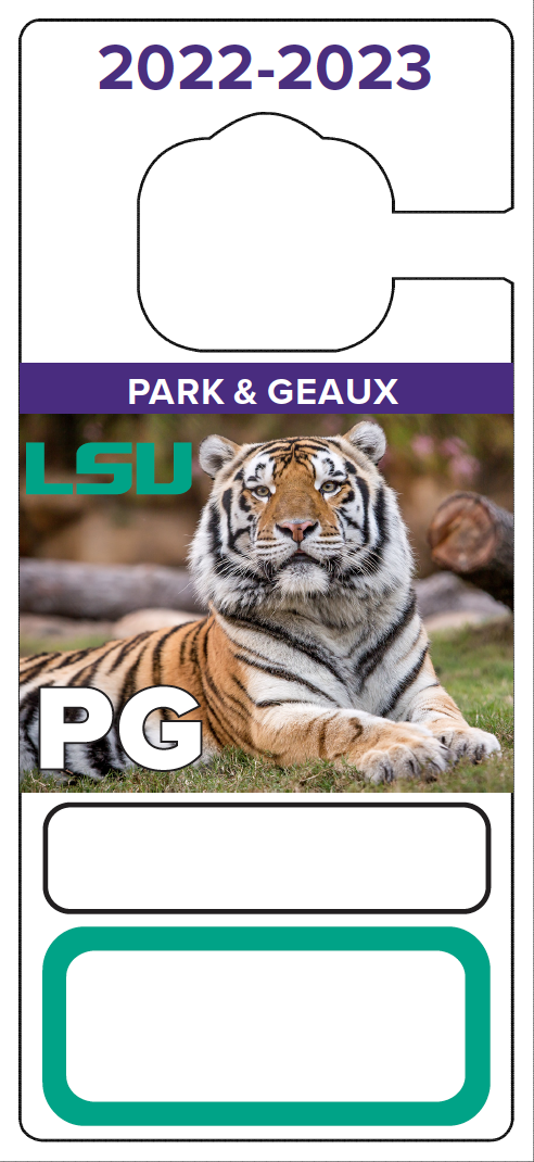 Park & Geaux Parking Permit