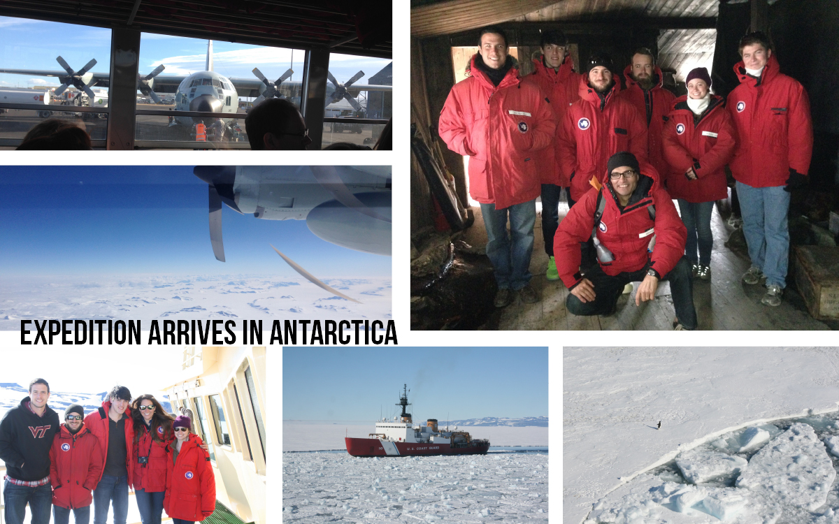 Expedition Arrives in Antartica