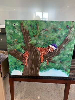 Mike Lounging on an Oak Tree