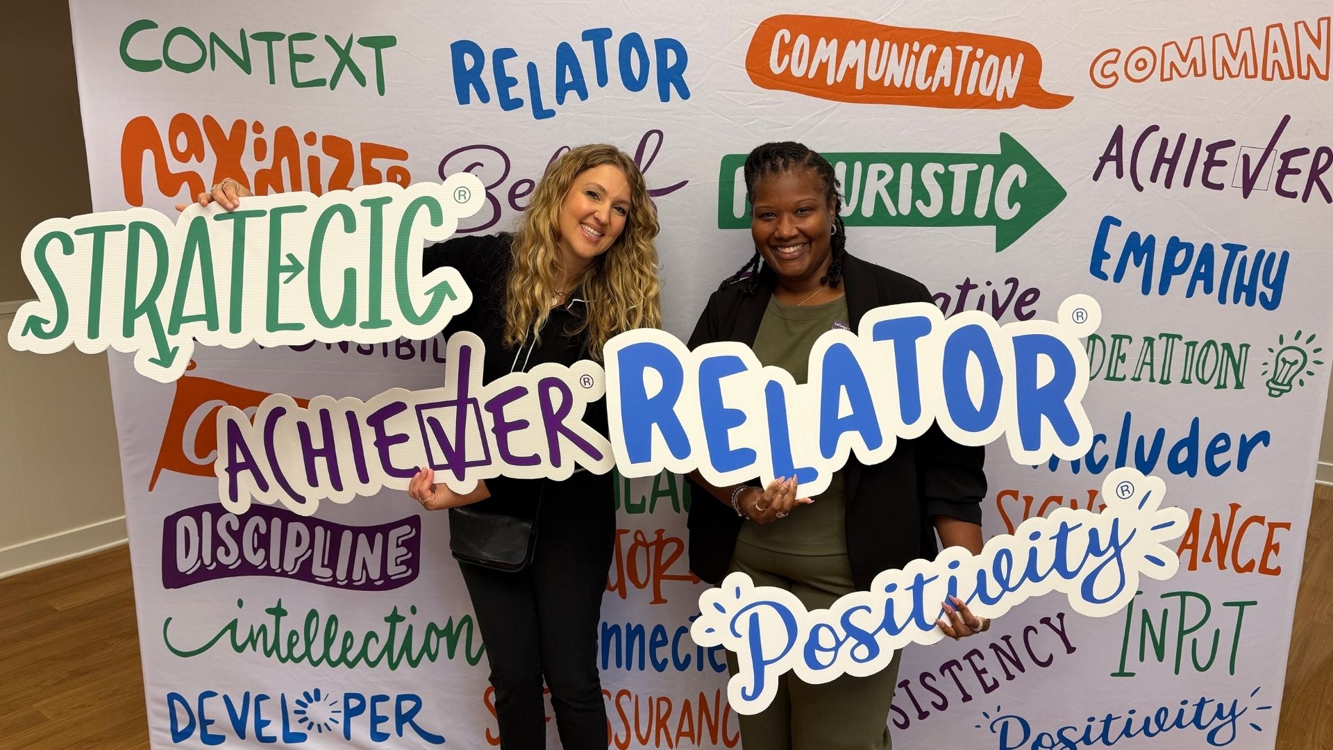 Staff at CliftonStrengths training