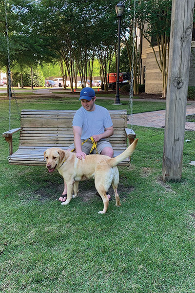 Bud and John in a park