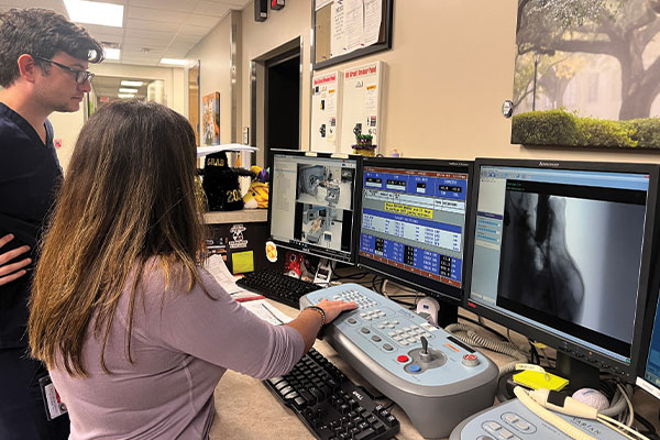 Linear accelerator command center